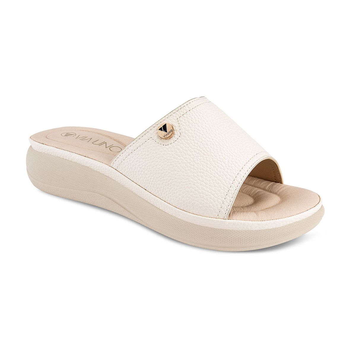 VIA UNO - Sandalias Via Uno 1389-6 Beige - Mujer