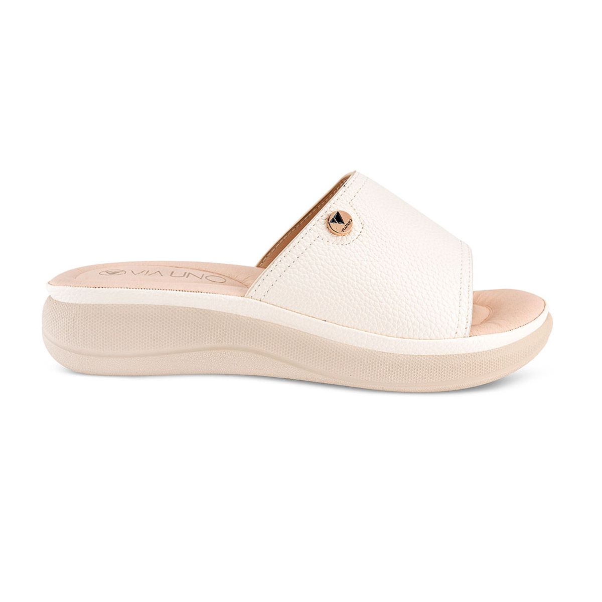 VIA UNO - Sandalias Via Uno 1389-6 Beige - Mujer