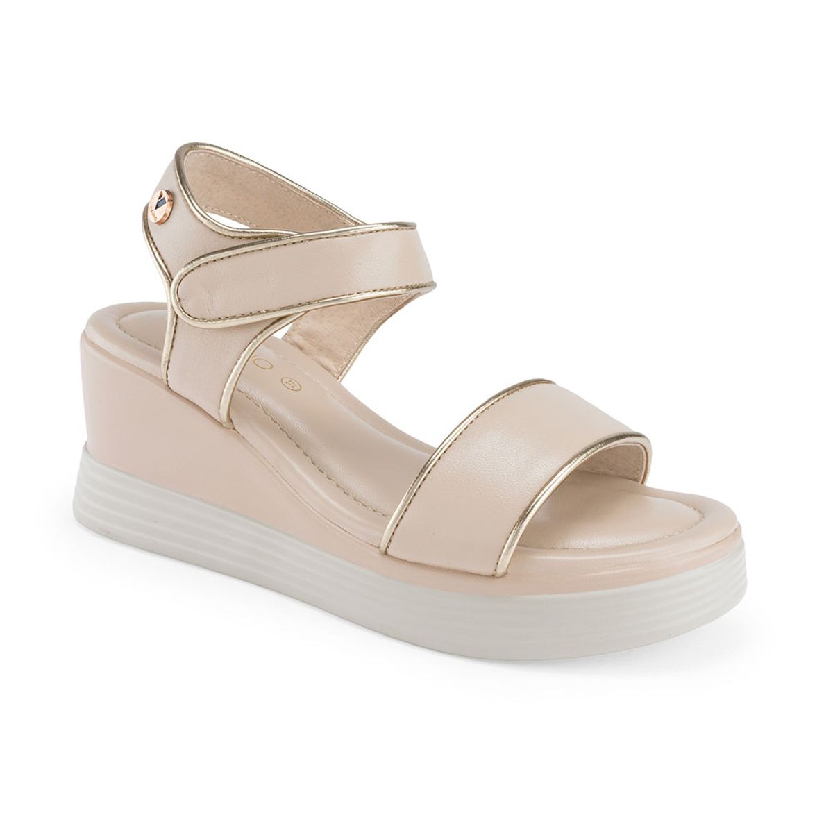 Via Uno - Sandalias Via Uno 9T2839-11 Beige - Mujer