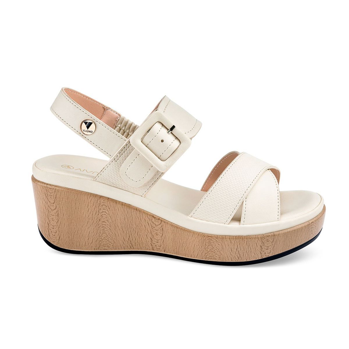 VIA UNO - Sandalias Via Uno 19Z7877-1 Beige - Mujer