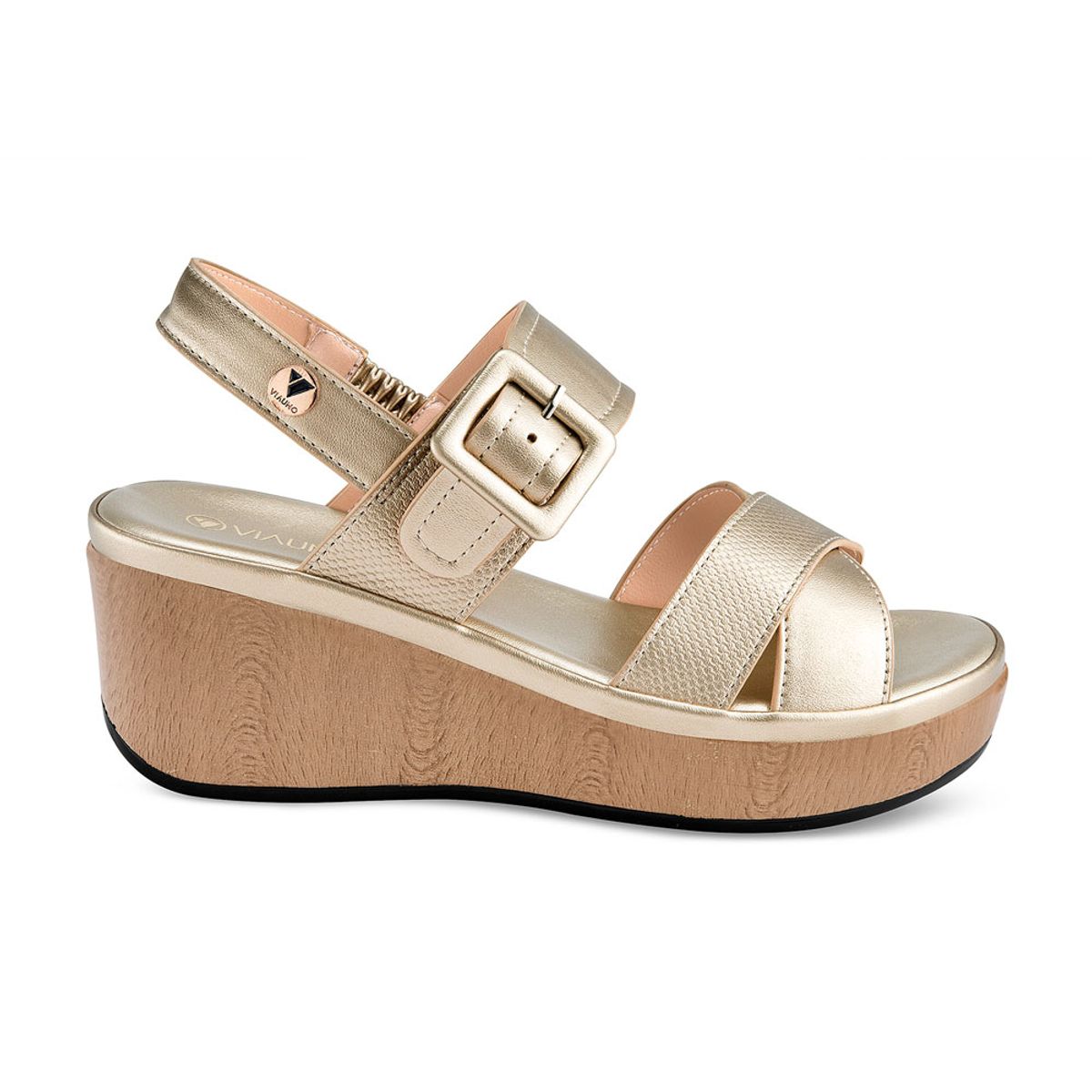 VIA UNO - Sandalias Via Uno 19Z7877-1 Gold - Mujer