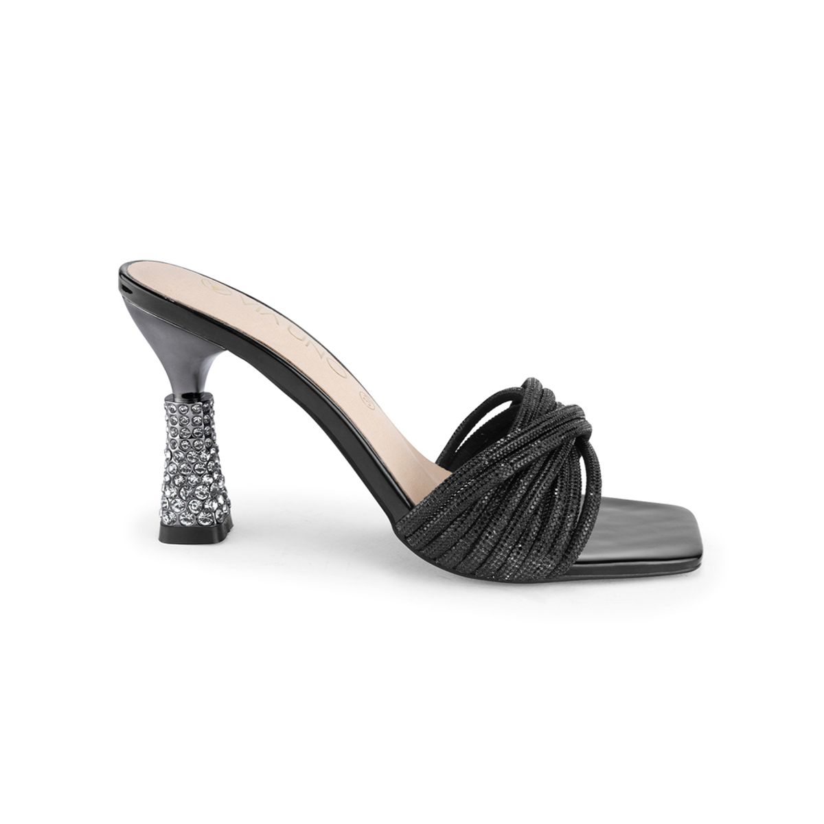 VIA UNO - Sandalias Via Uno 8T128-3P Black - Mujer