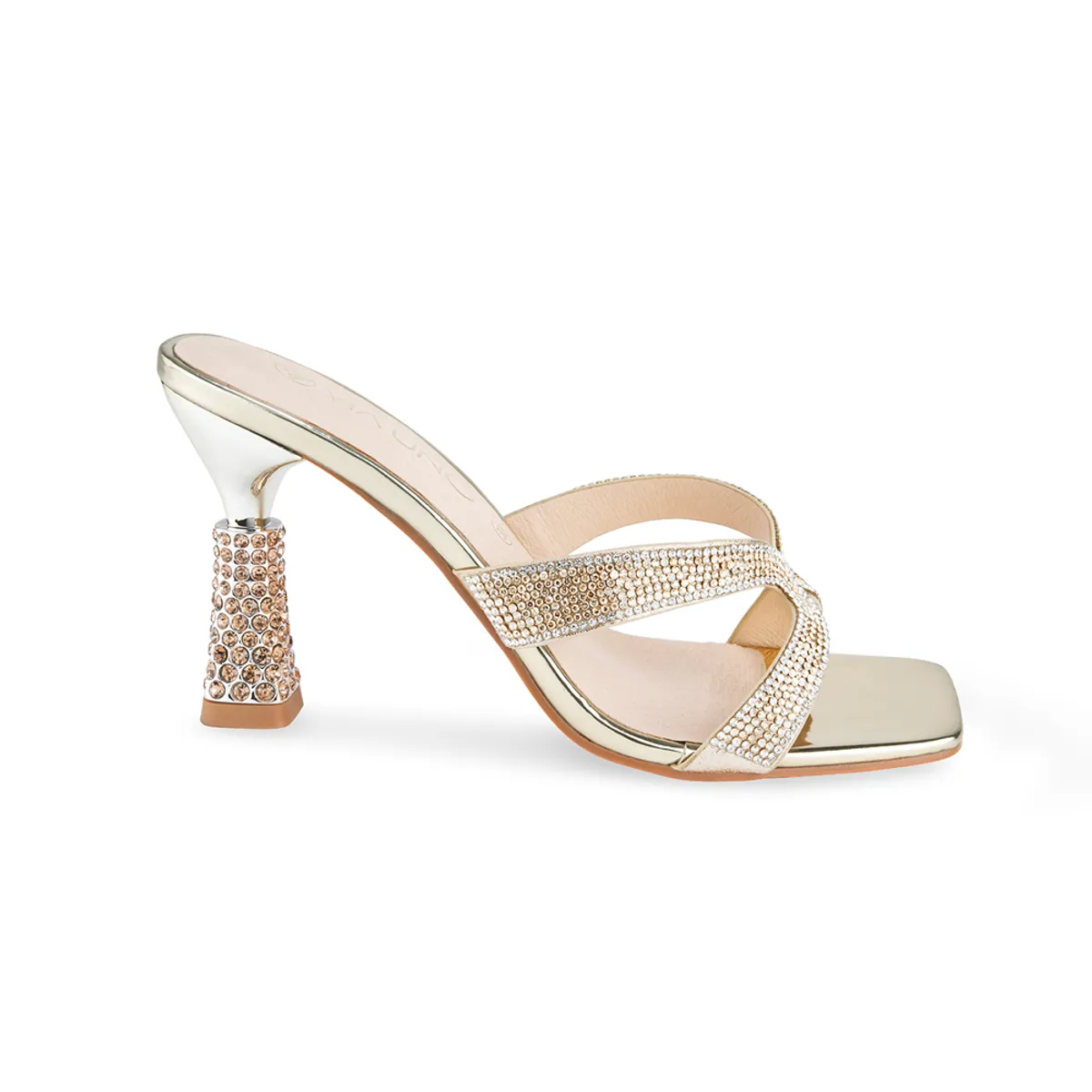 VIA UNO - Sandalias Via Uno 8T128-10P Gold - Mujer