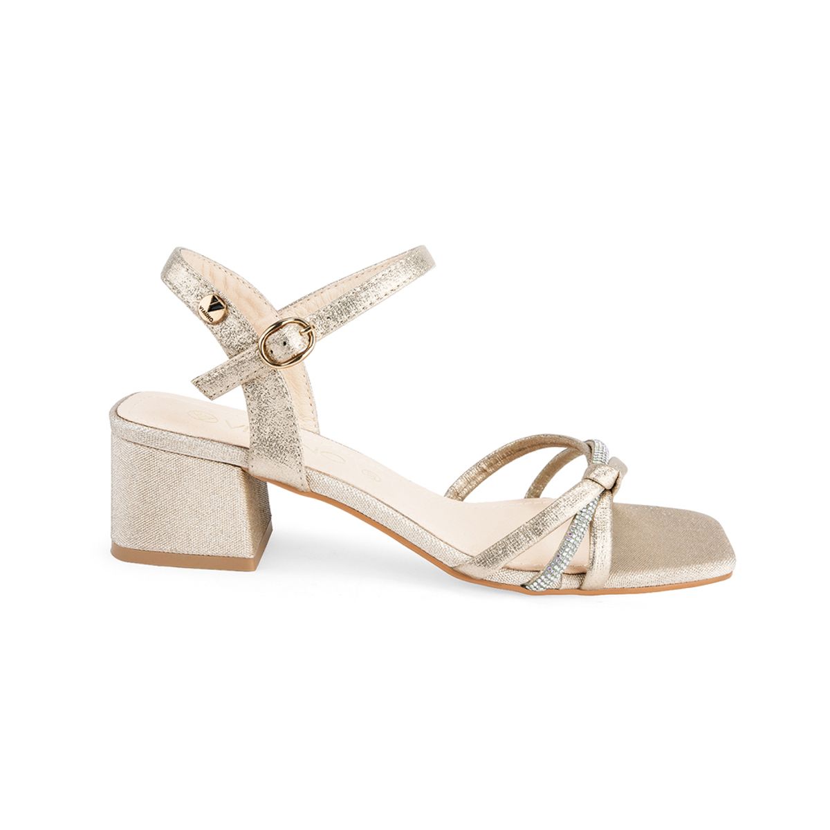 VIA UNO - Sandalias Via Uno 18F3931-9 Light Gold - Mujer