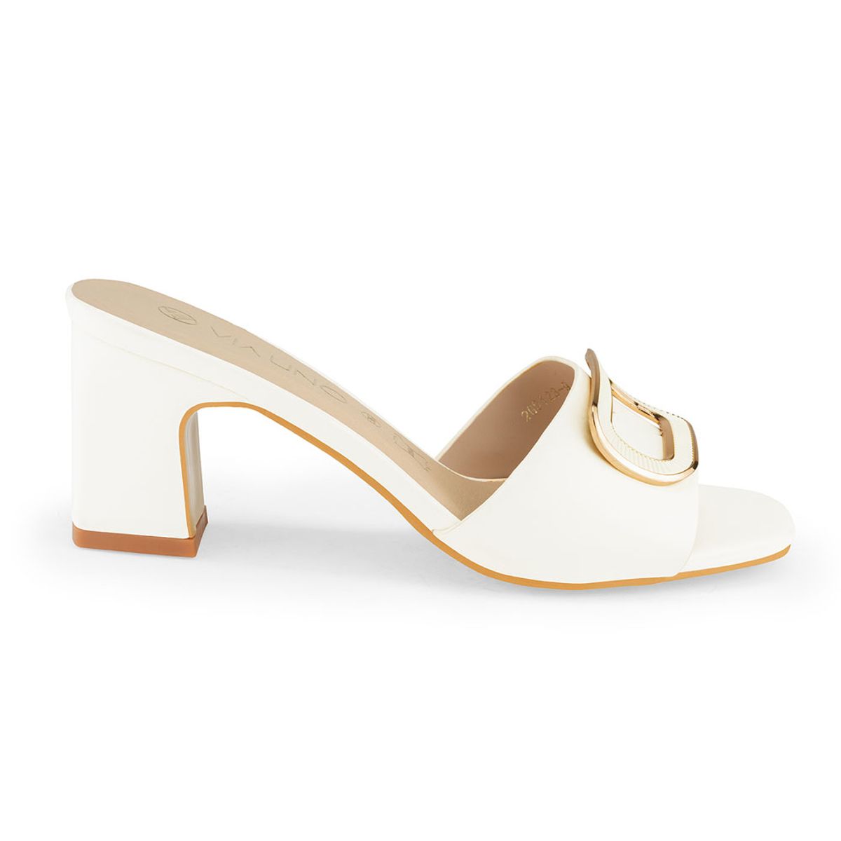 VIA UNO - Sandalias Via Uno 2G9123-9 White - Mujer