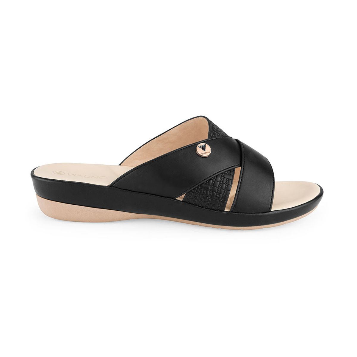 VIA UNO - Sandalias Via Uno 2A3578-6 Black - Mujer
