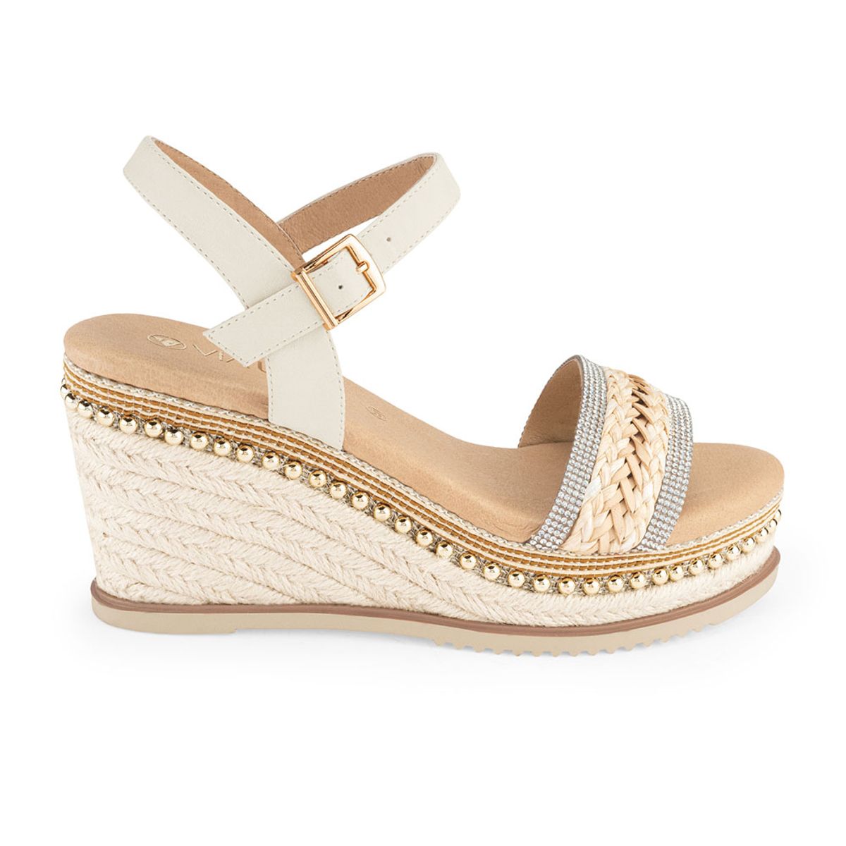 VIA UNO - Sandalias Via Uno 6W9304-3 Off White - Mujer