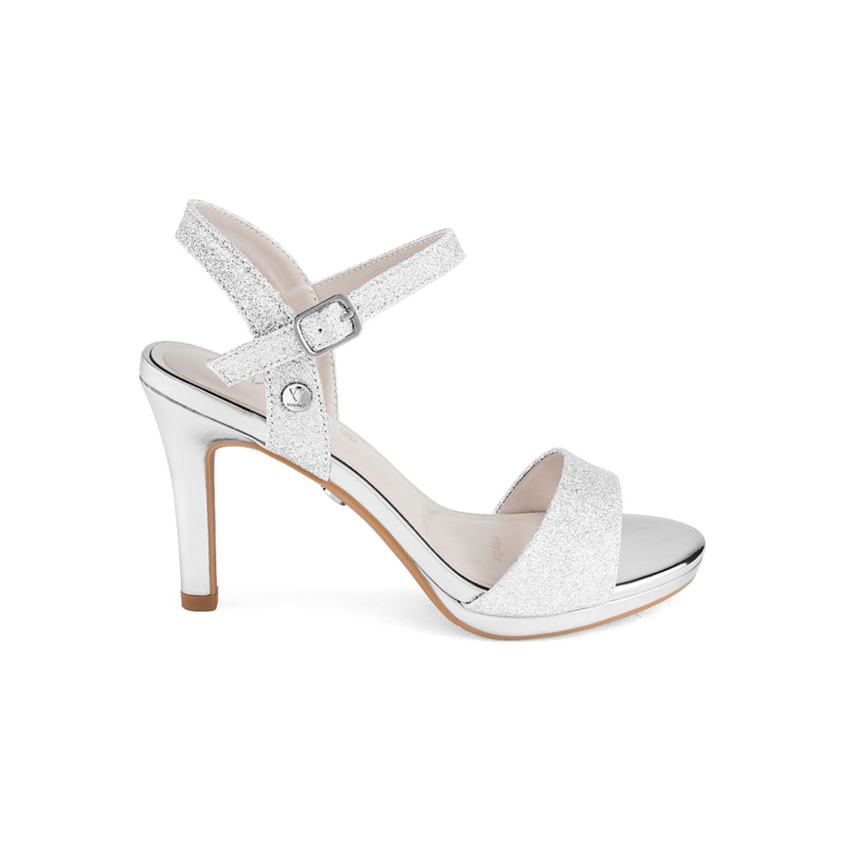 VIA UNO - Sandalias Via Uno 39501-7 Silver - Mujer