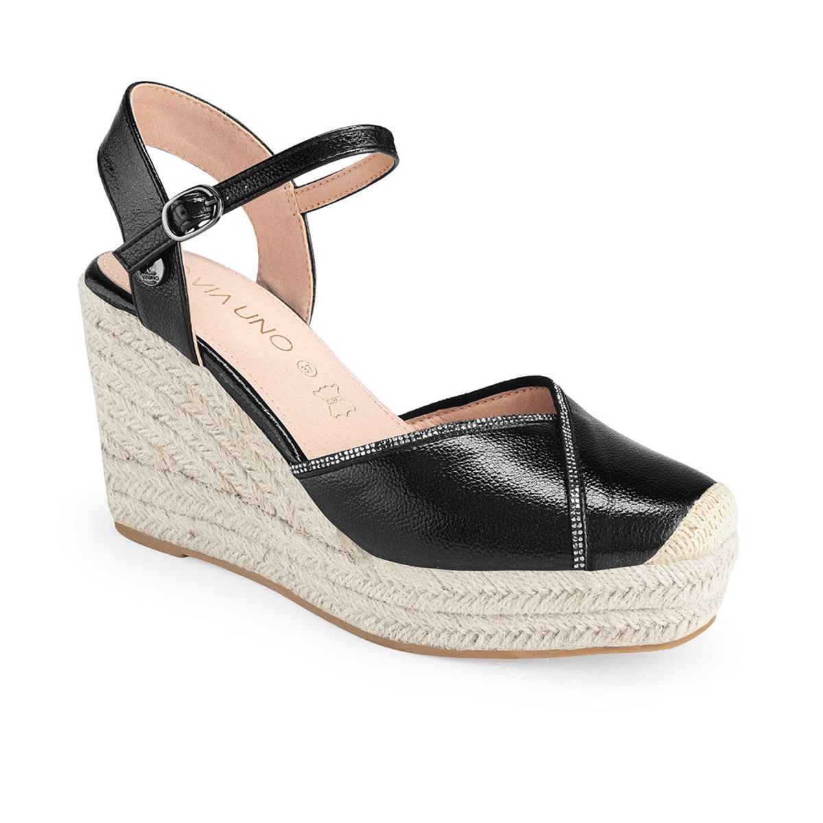 VIA UNO - Zapato Via Uno 39529-1 Black - Mujer