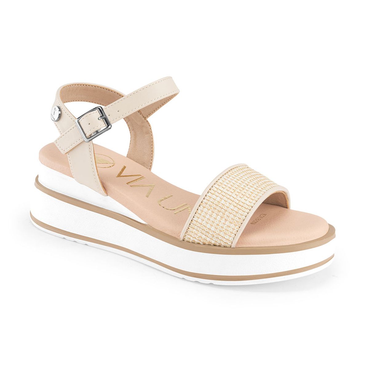 VIA UNO - Sandalias Via Uno 6Z8889-19 Off White - Mujer