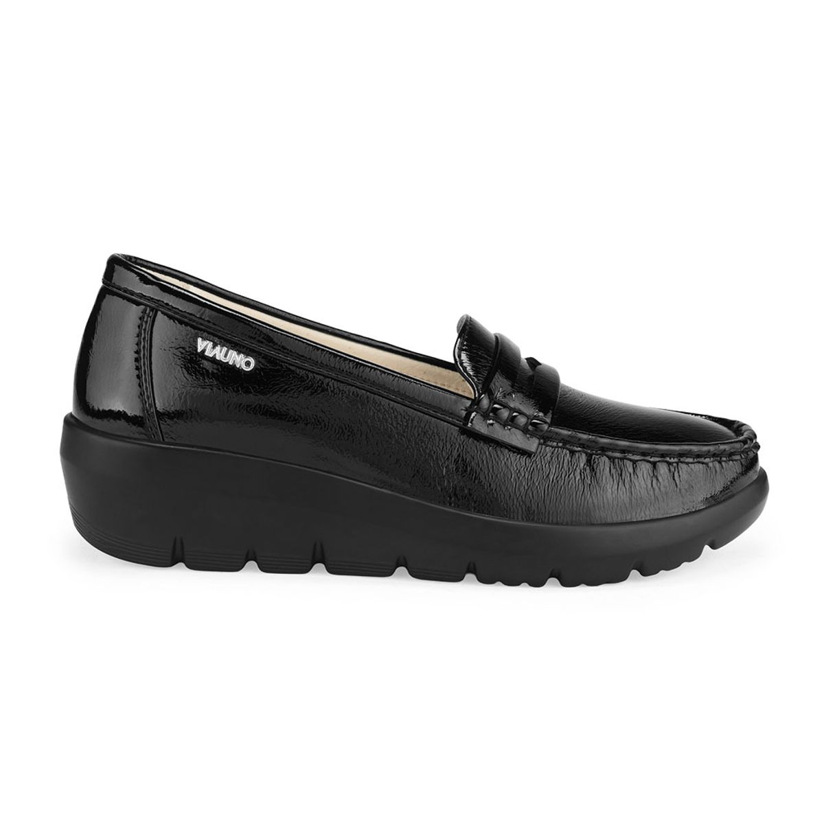 VIA UNO - Mocasin Via Uno 3Y9422-5 Black - Mujer