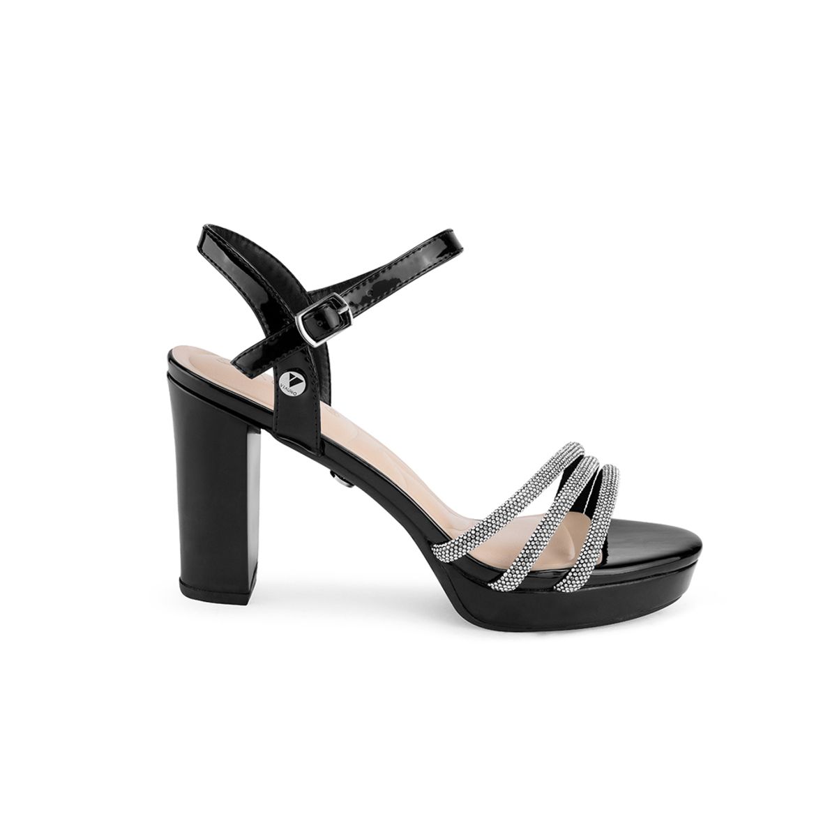 VIA UNO - Sandalias Via Uno Pl508 Black - Mujer