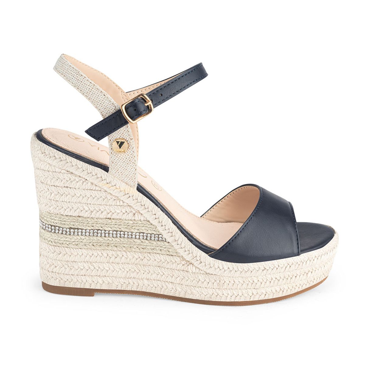 VIA UNO - Sandalias Via Uno Js17 NavyOff White - Mujer