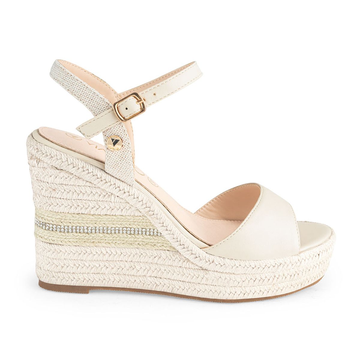 VIA UNO - Sandalias Via Uno Js17 Off White - Mujer