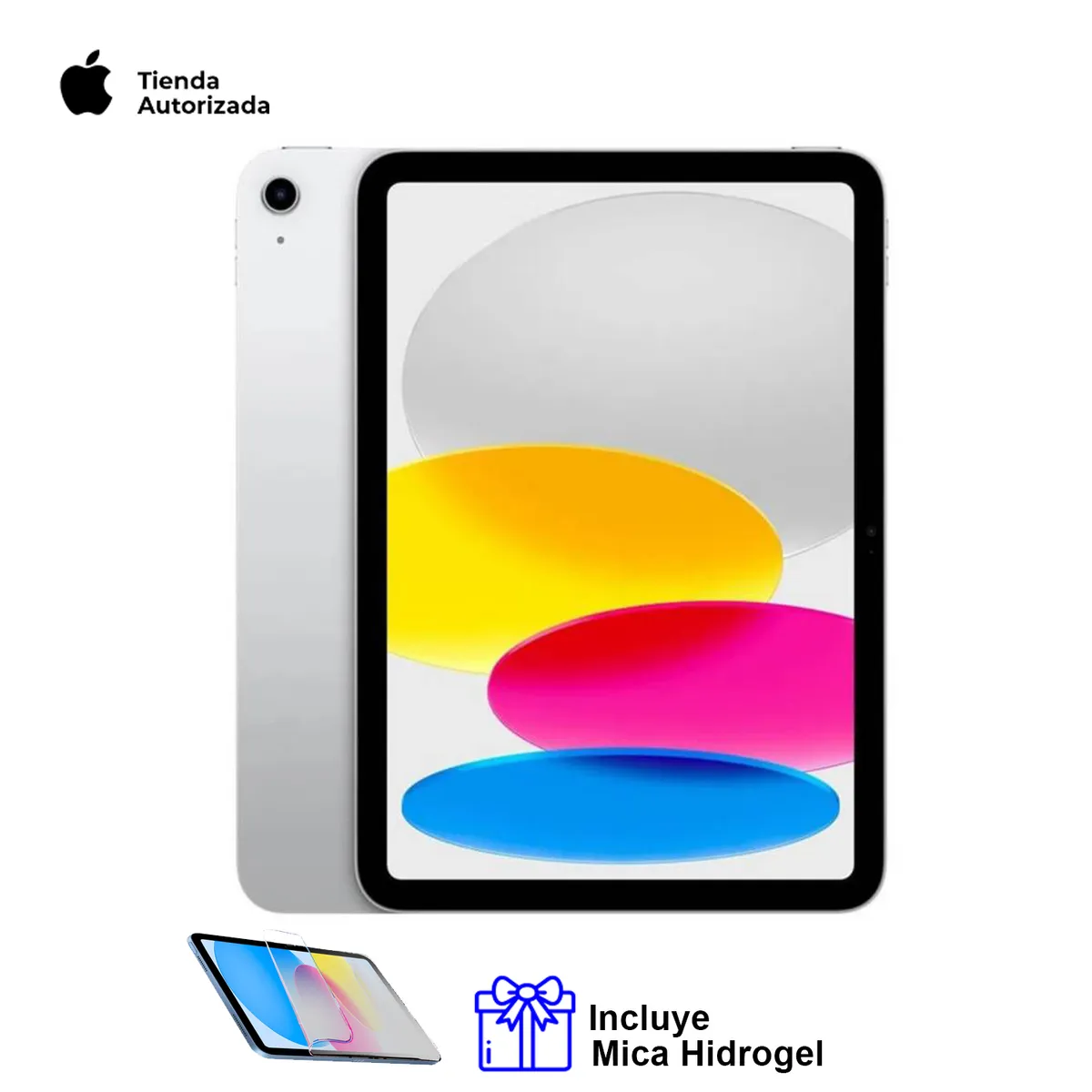 Apple iPad 11va Gen 11" Chip A16 256gb Wifi 2025 Silver + Mica Hidrogel, marca APPLE - Foto Principal