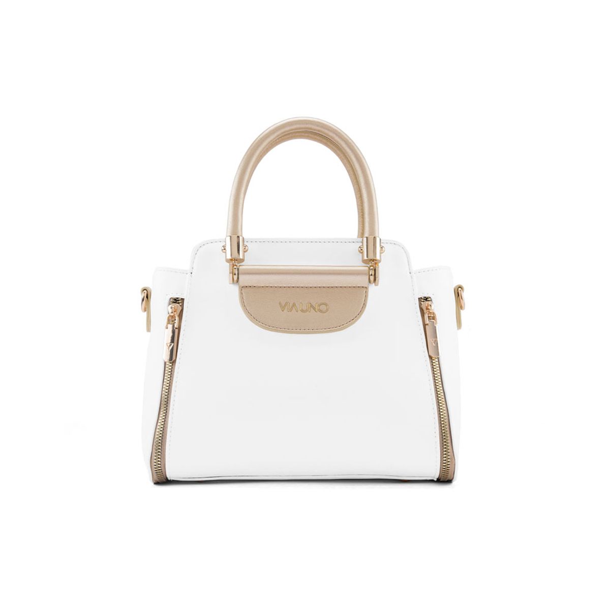 VIA UNO - Cartera Via Uno Cw428-2 WhiteGold - Mujer