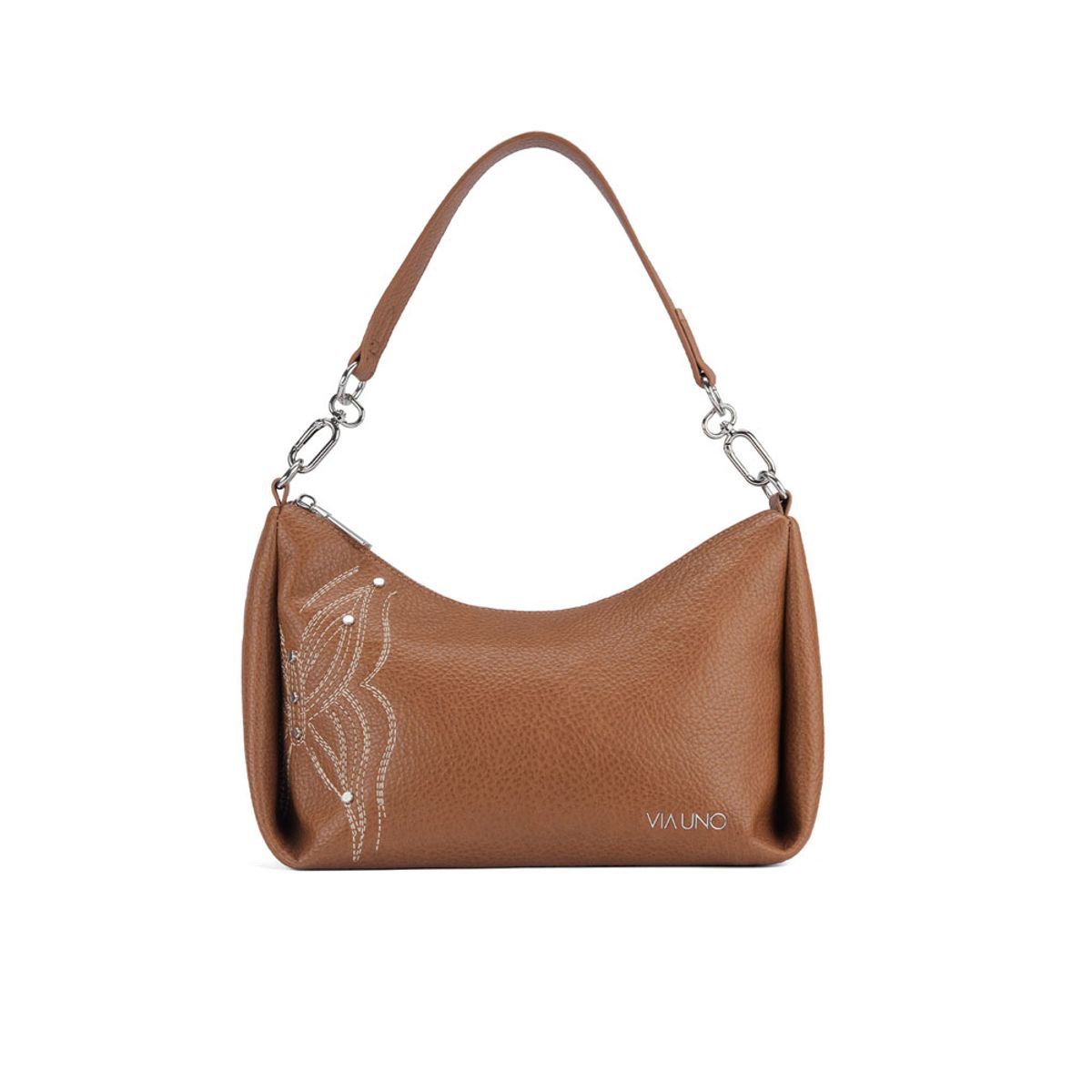 VIA UNO - Cartera Via Uno 8445111 Brown - Mujer