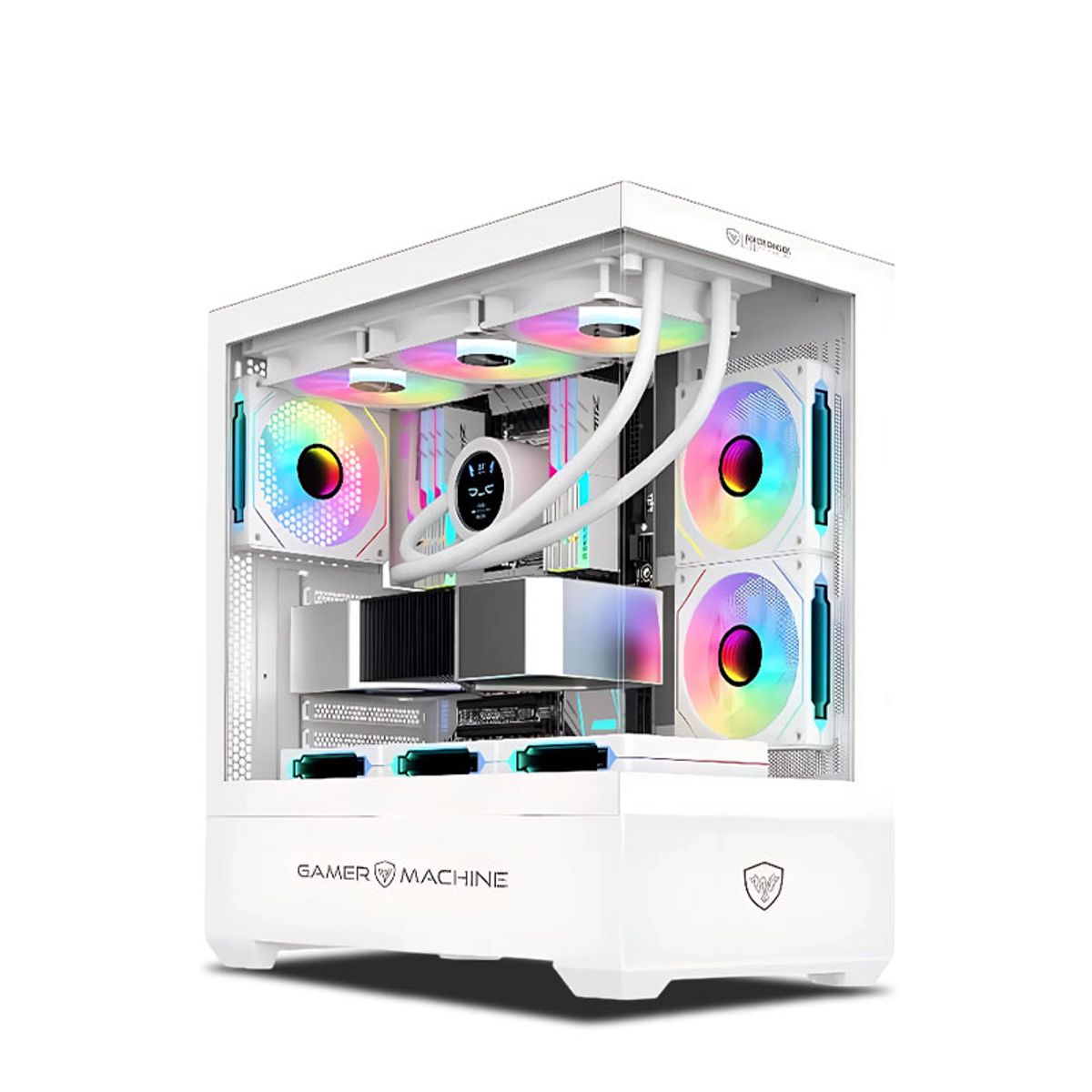 INTEL - Pc Gamer Intel Core i9 14900K 32gb ddr5 1TB 27 RTX5070 12GB Mipclista Hero White COMPUTADORA