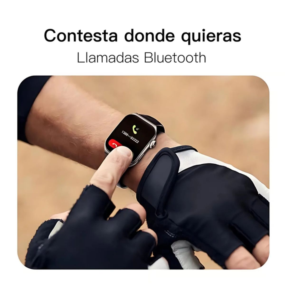 QCY - SmartWatch Reloj GS2 S5 contesta llamada Multifunción - Gris