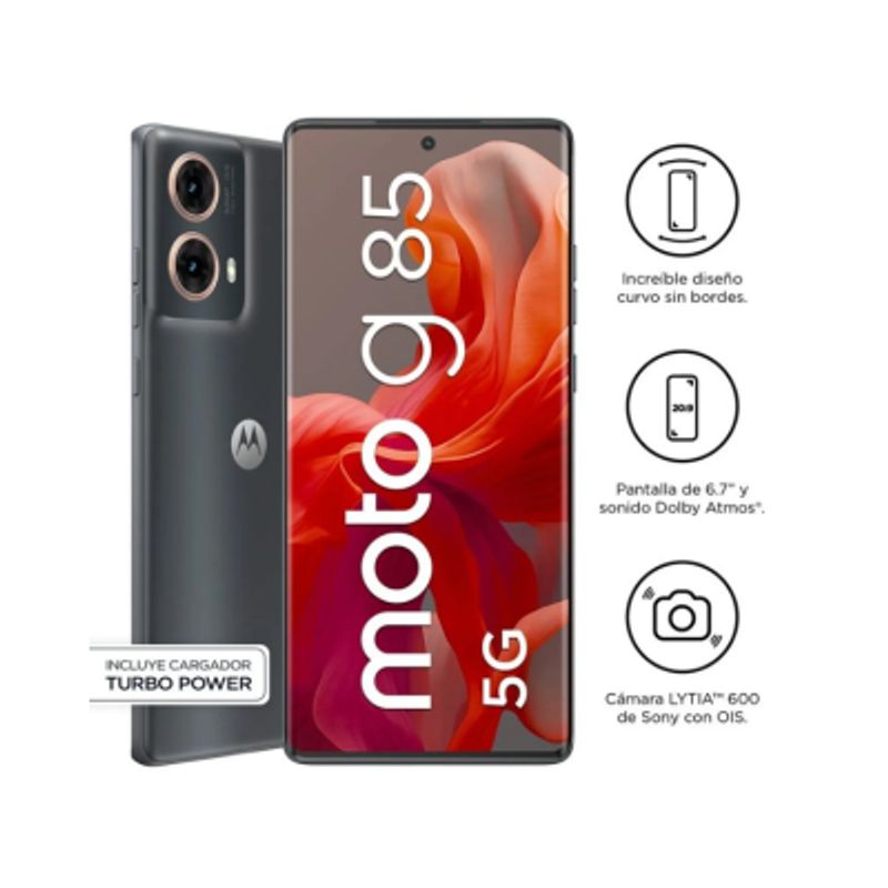 MOTOROLA - Celular Motorola G24 256GB 4GB RAM  PANTALLA 6.6"  - NEGRO