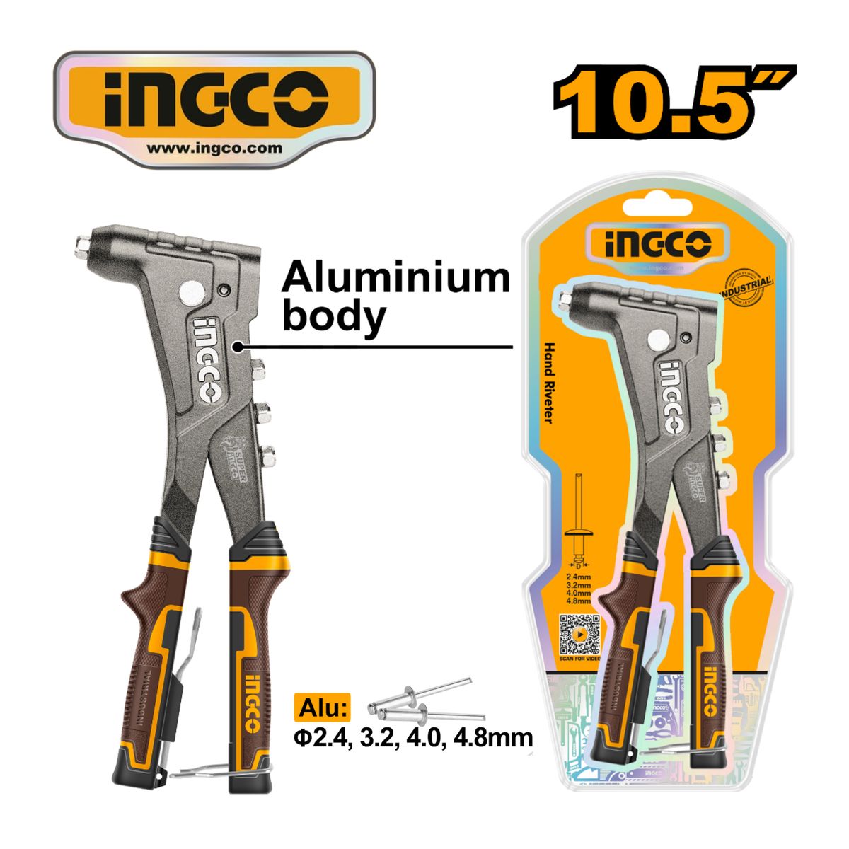 INGCO TOOLS - HR105 REMACHADORA 10plg