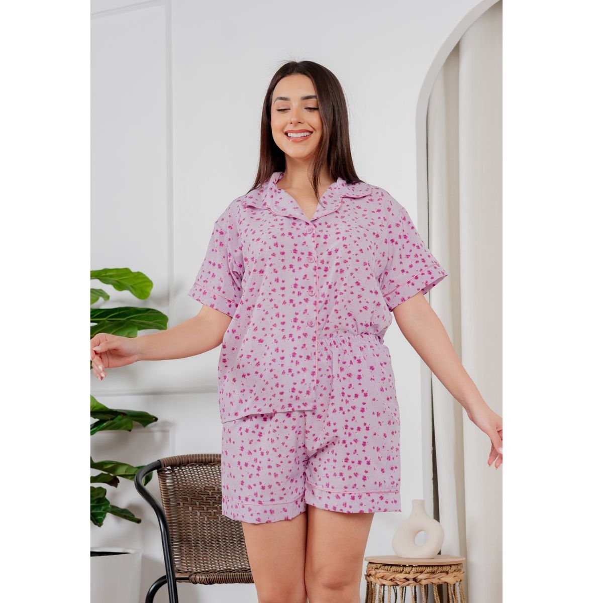 SOÑALIERE - Pijama Dama Short Seda Francesa