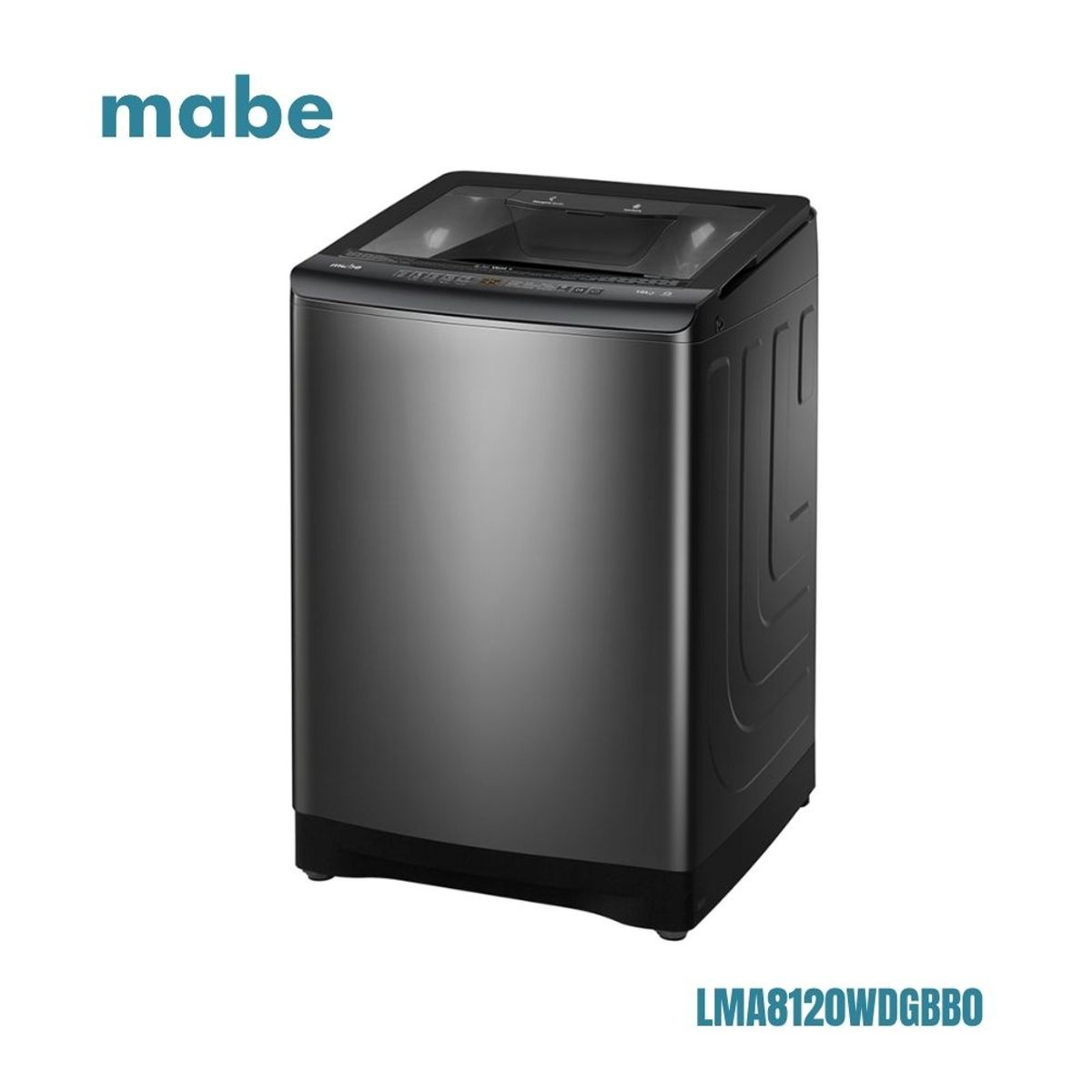 MABE - Lavadora MABE Carga Superior 18 Kg Direct Motion LMA8120WDGBB0 Diamond Gray