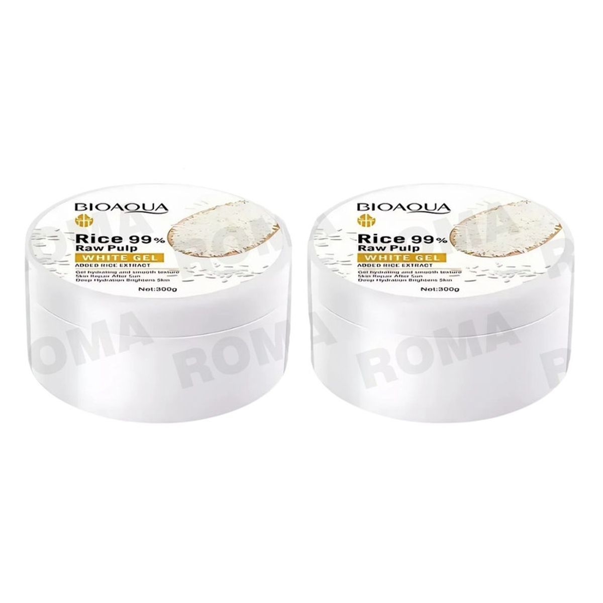 BIOAQUA - PACK 2 GEL HUMECTANTE DE ARROZ 300G BIOAQUA