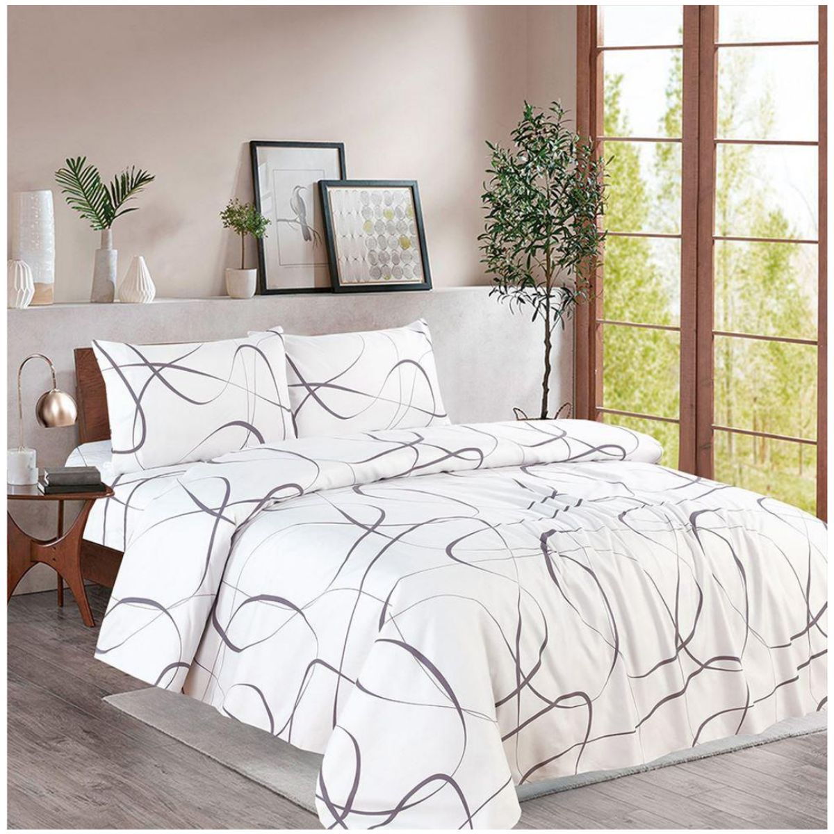 CASATEX - JUEGO DE SÁBANAS CASATEX CON DISEÑO DE 1.5 PLAZAS