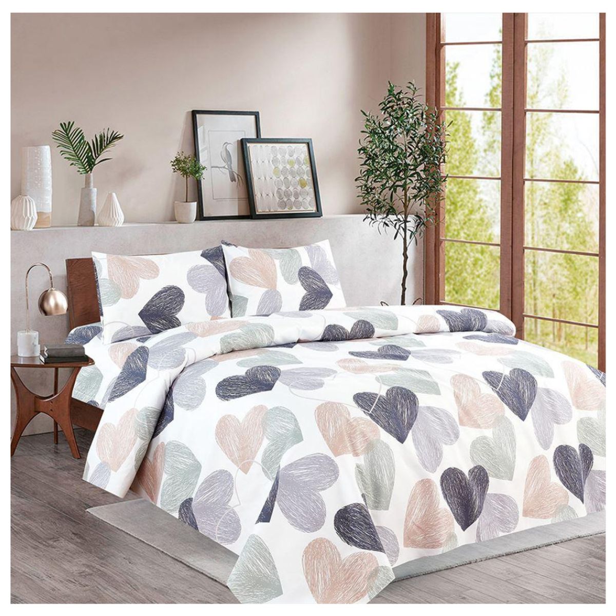 CASATEX - JUEGO DE SÁBANAS CASATEX CON DISEÑO DE 1.5 PLAZAS