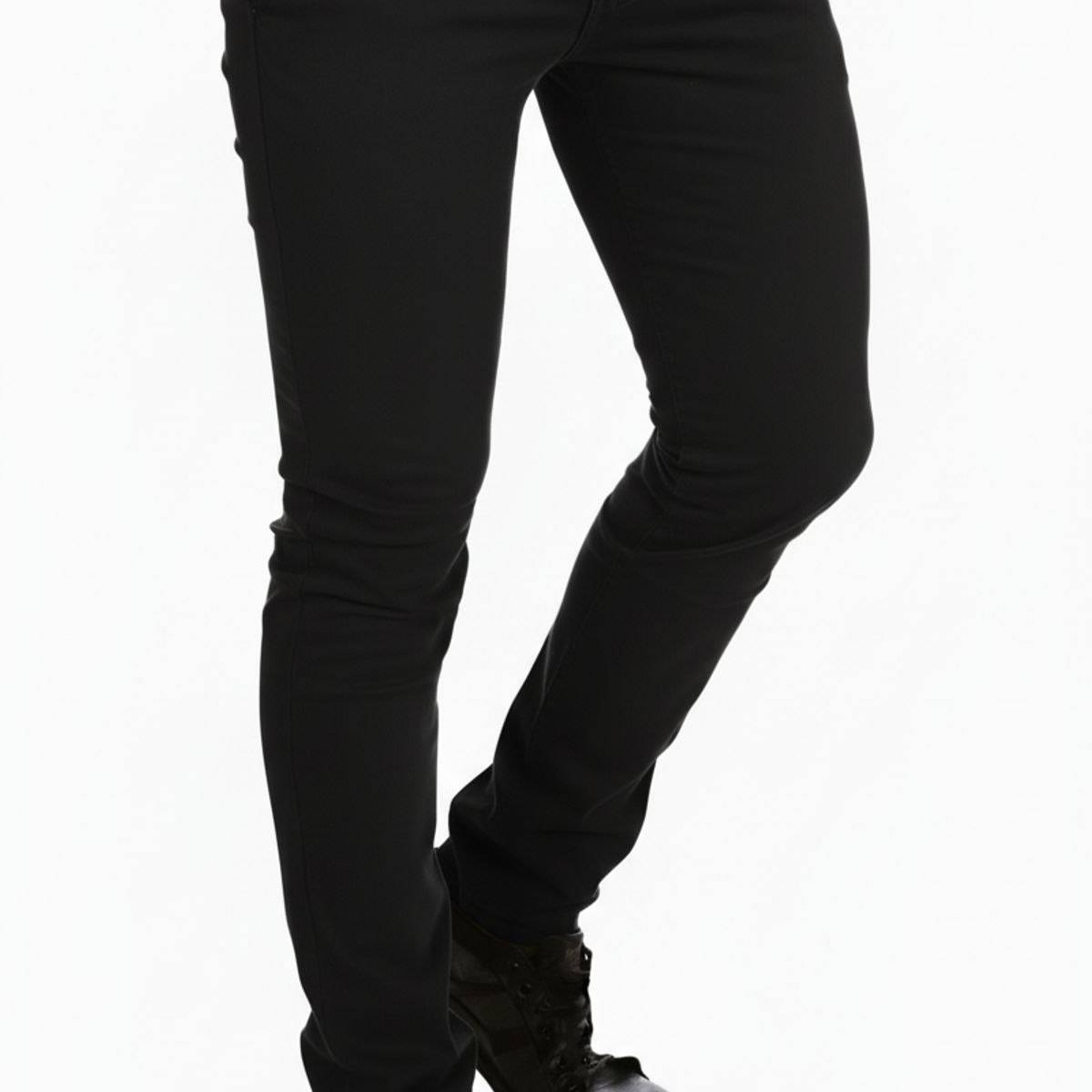 GENERICO - Pantalón Drill Hombre Slim Fit Negro
