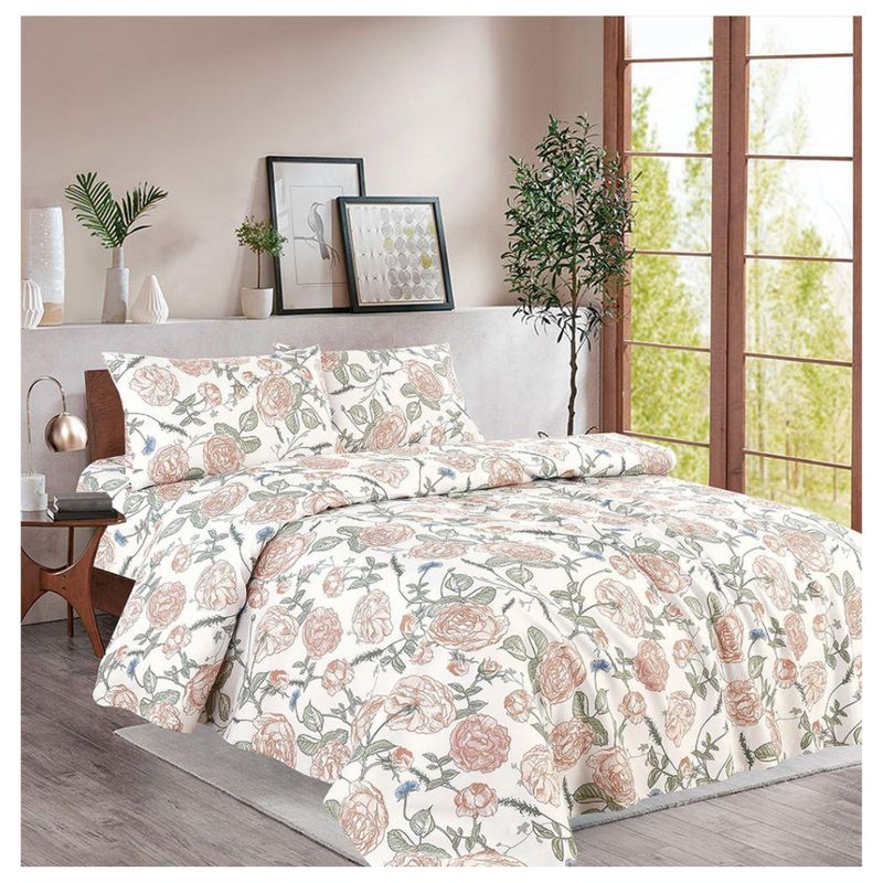 CASATEX - JUEGO DE SÁBANAS CASATEX CON DISEÑO DE 1.5 PLAZAS