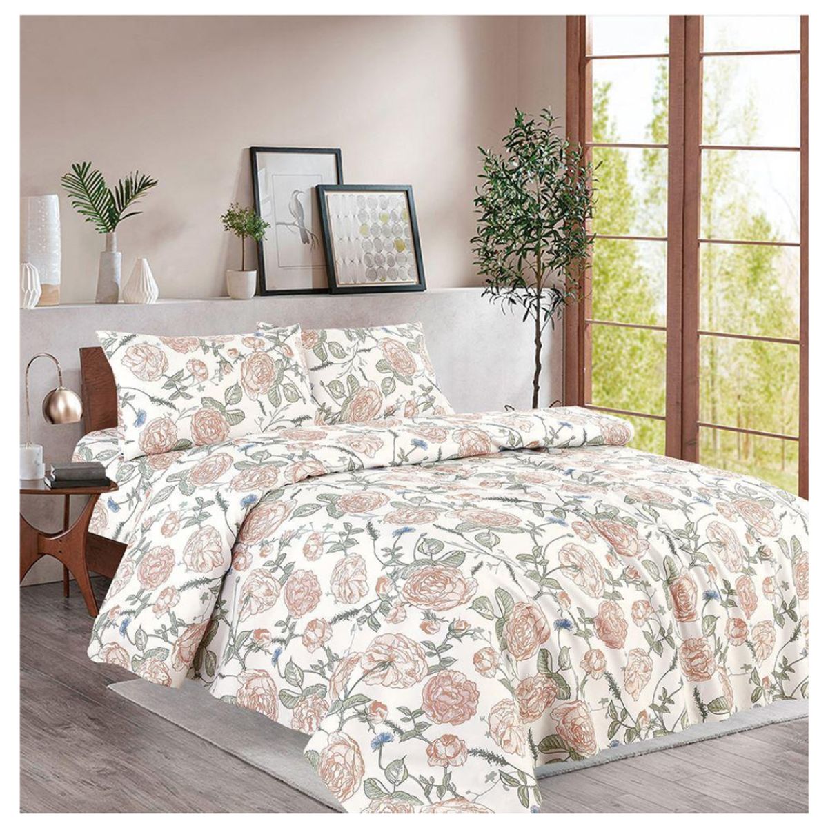 CASATEX - JUEGO DE SÁBANAS CASATEX CON DISEÑO DE 1.5 PLAZAS