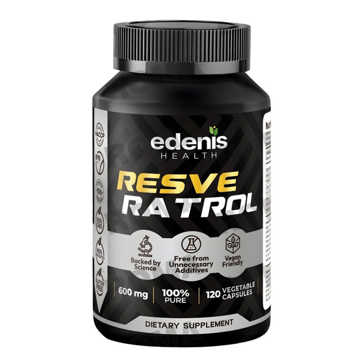EDENIS HEALTH - RESVERATROL 120 CÁPSULAS EDENIS HEALTH