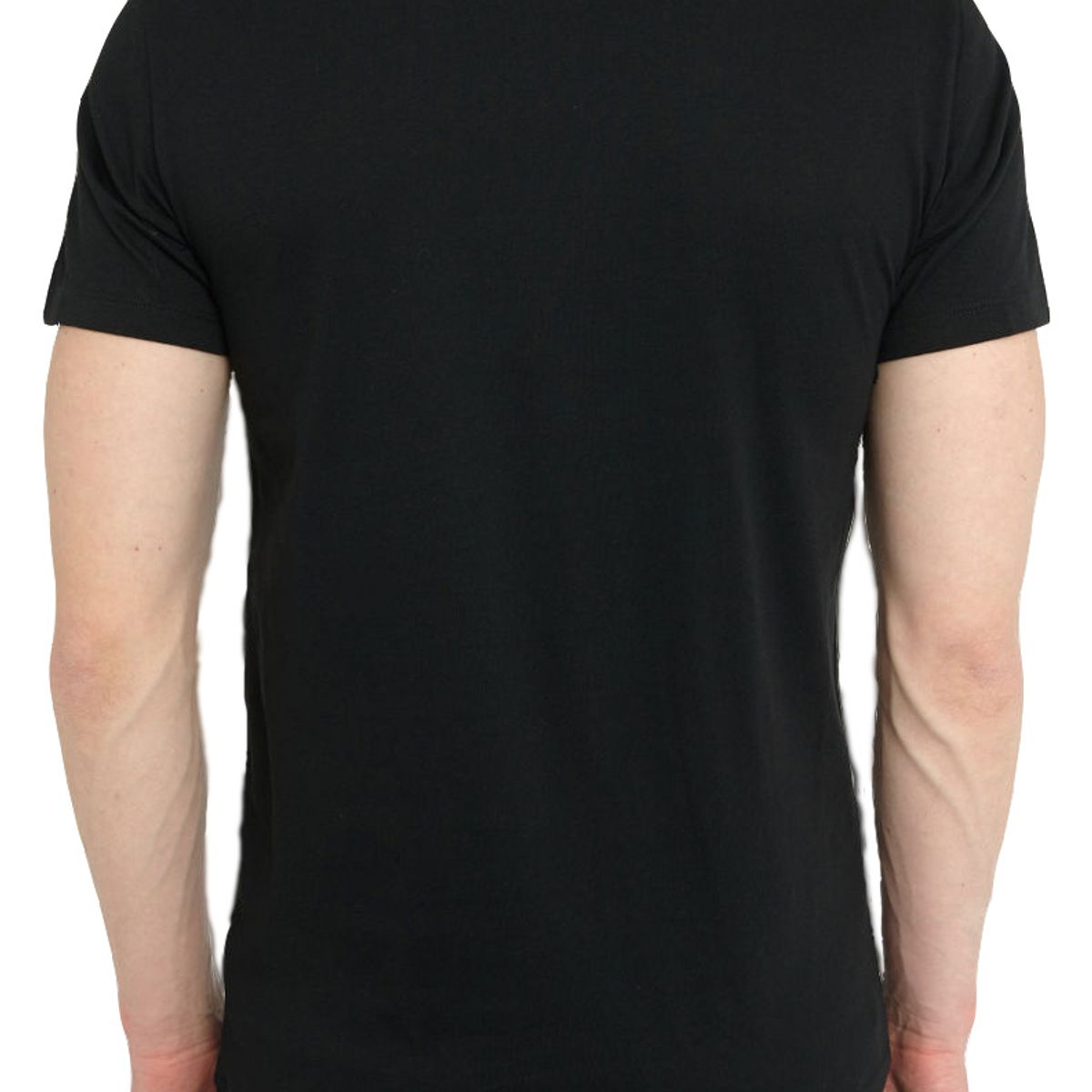 GENERICO - Polo 100% Algodón Manga Corta Hombre Negro