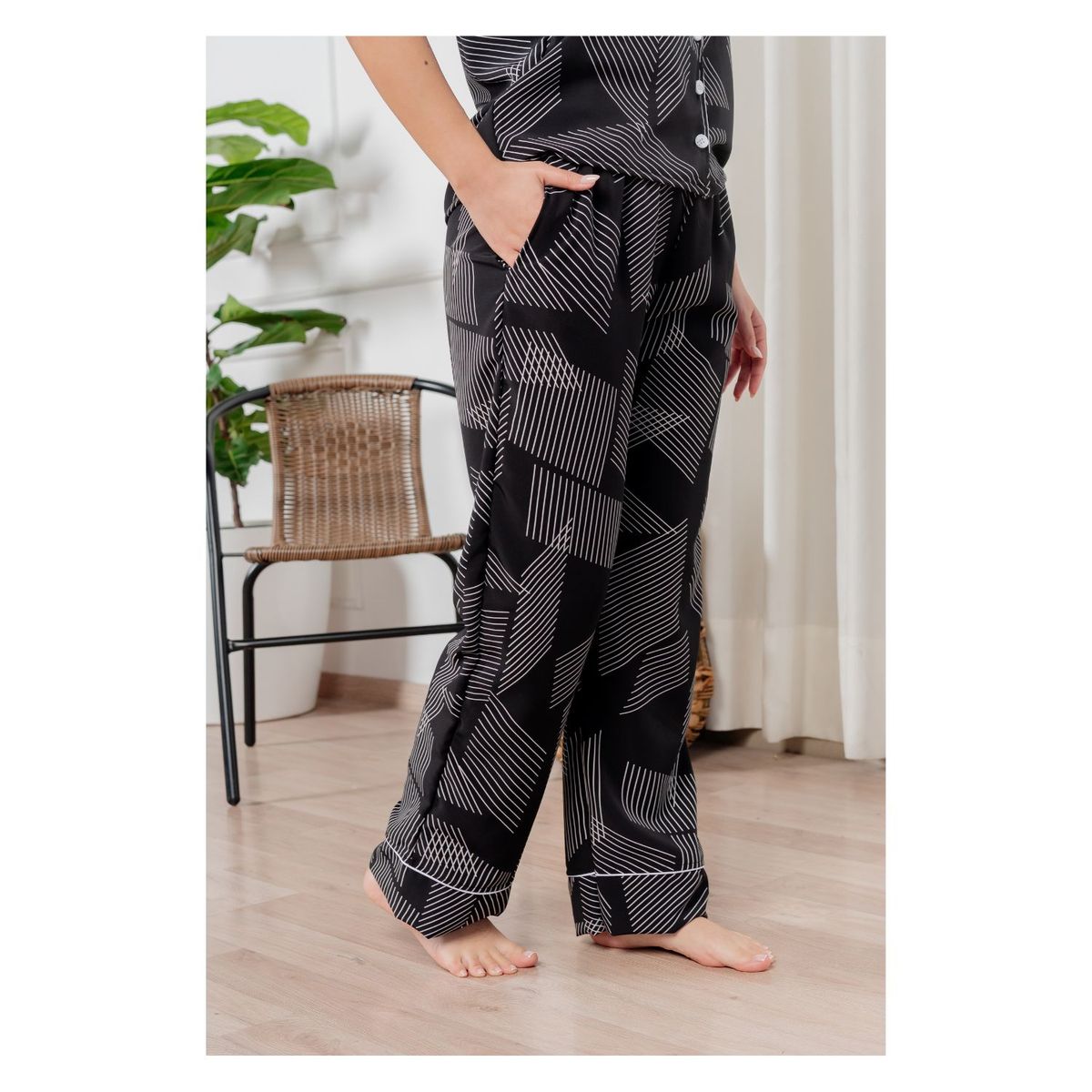 SOÑALIERE - Pijama Mujer Manga Corta Seda Francesa