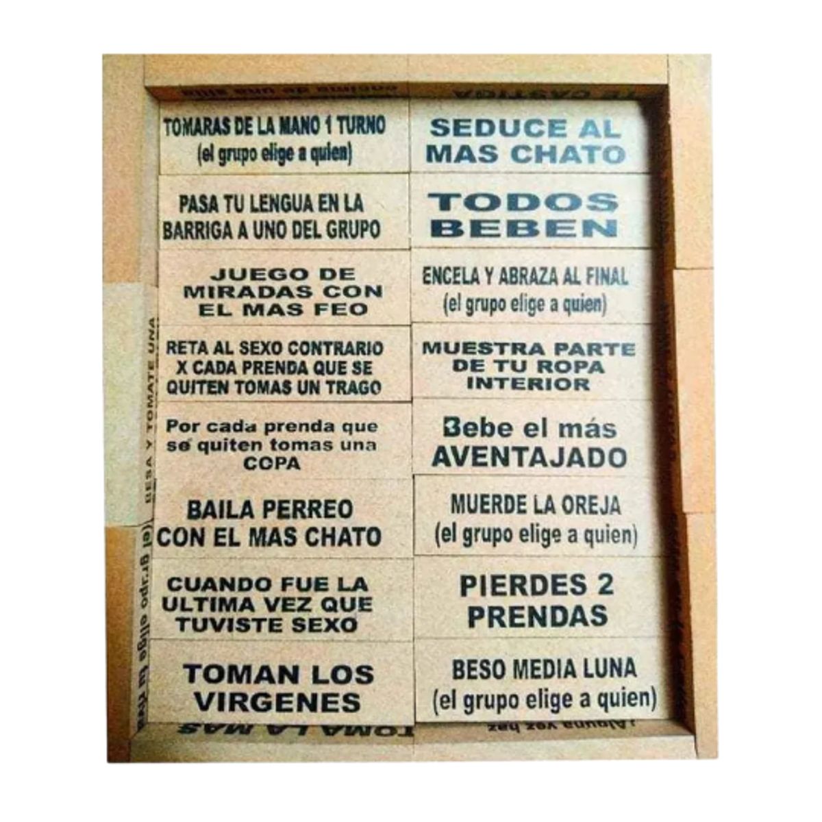 GENERICO - Juego de Mesa Jenga Desafio o Castigo