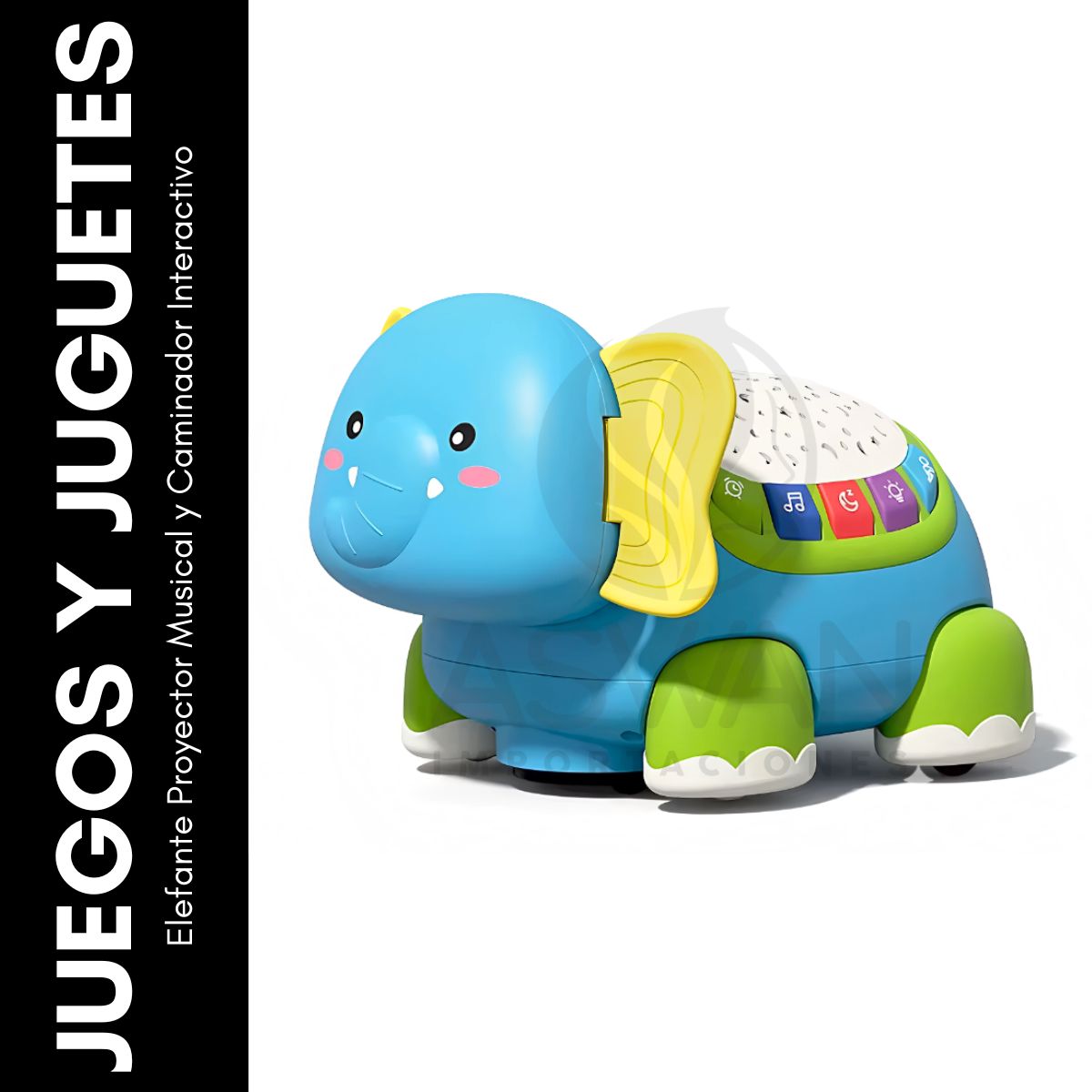 GENERICO - Elefante Proyector Musical y Caminador Interactivo