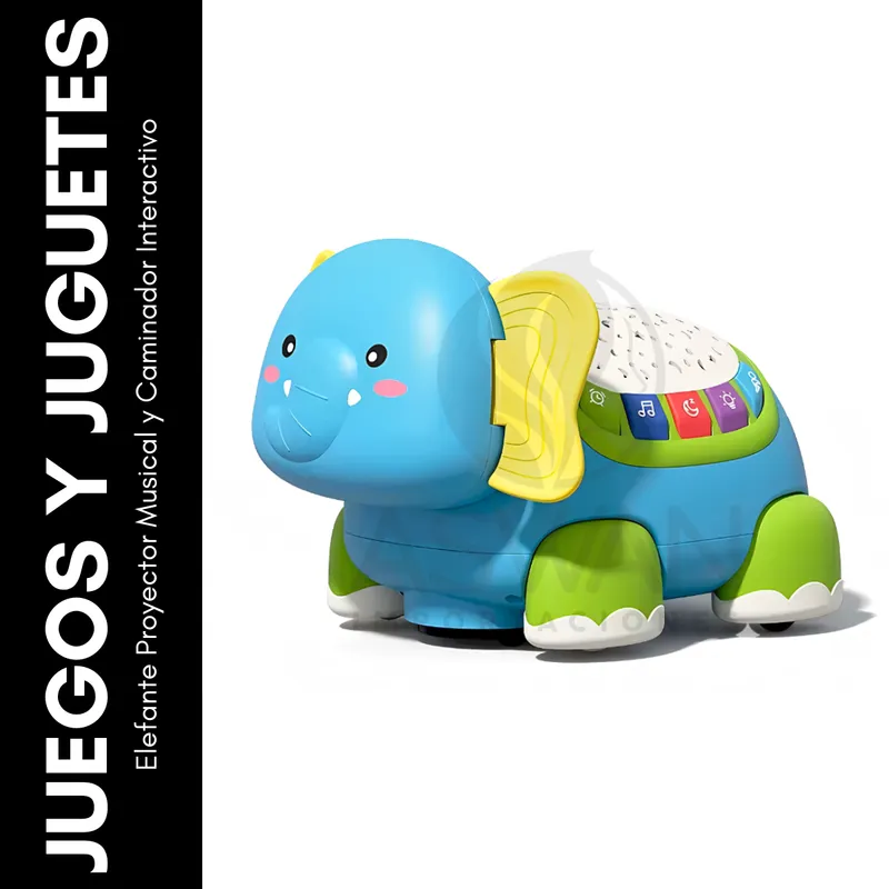 GENERICO - Elefante Proyector Musical y Caminador Interactivo