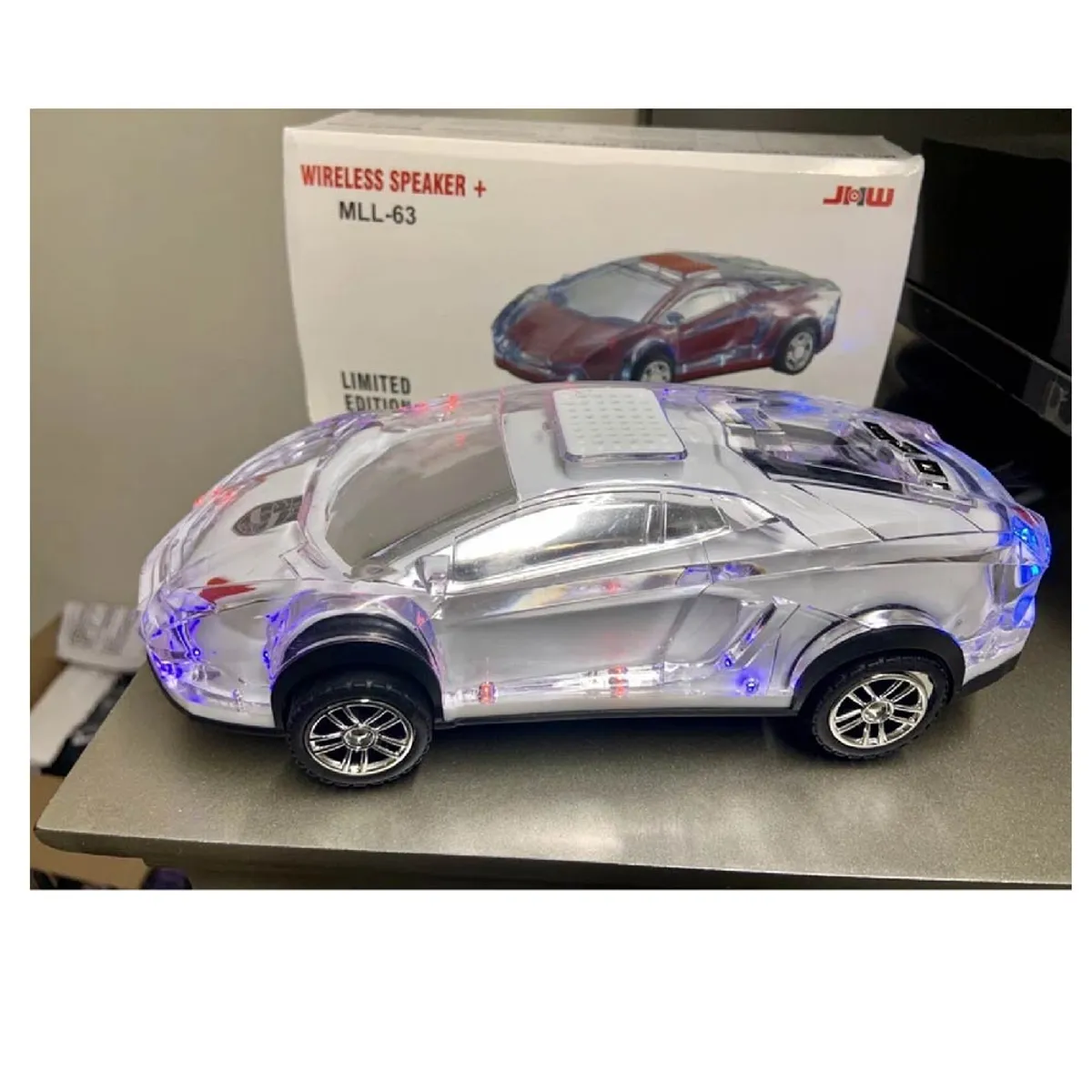 GENERICO - Parlante carro-1 USBBTFMSDAUX LUCES LED