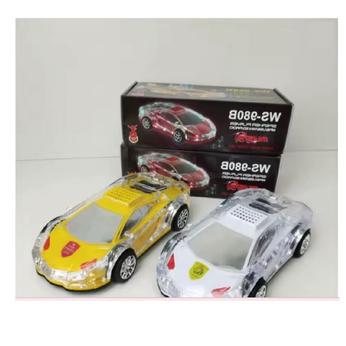 GENERICO - Parlante carro-1 USBBTFMSDAUX LUCES LED