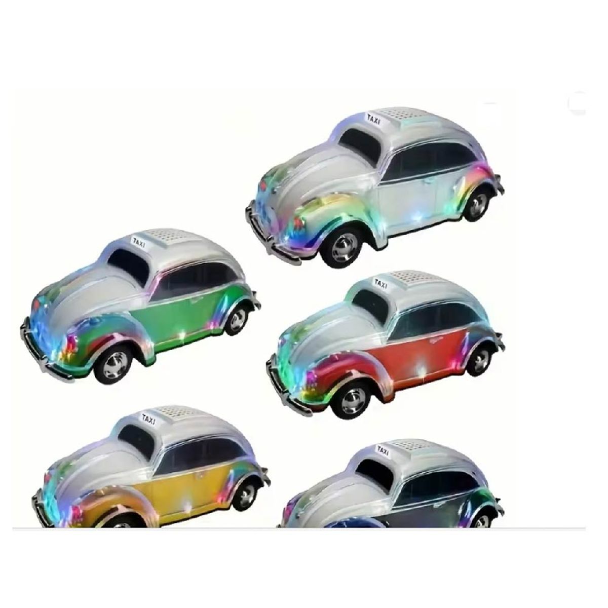 GENERICO - Parlante carro-2 USBBTFMSDAUX LUCES LED