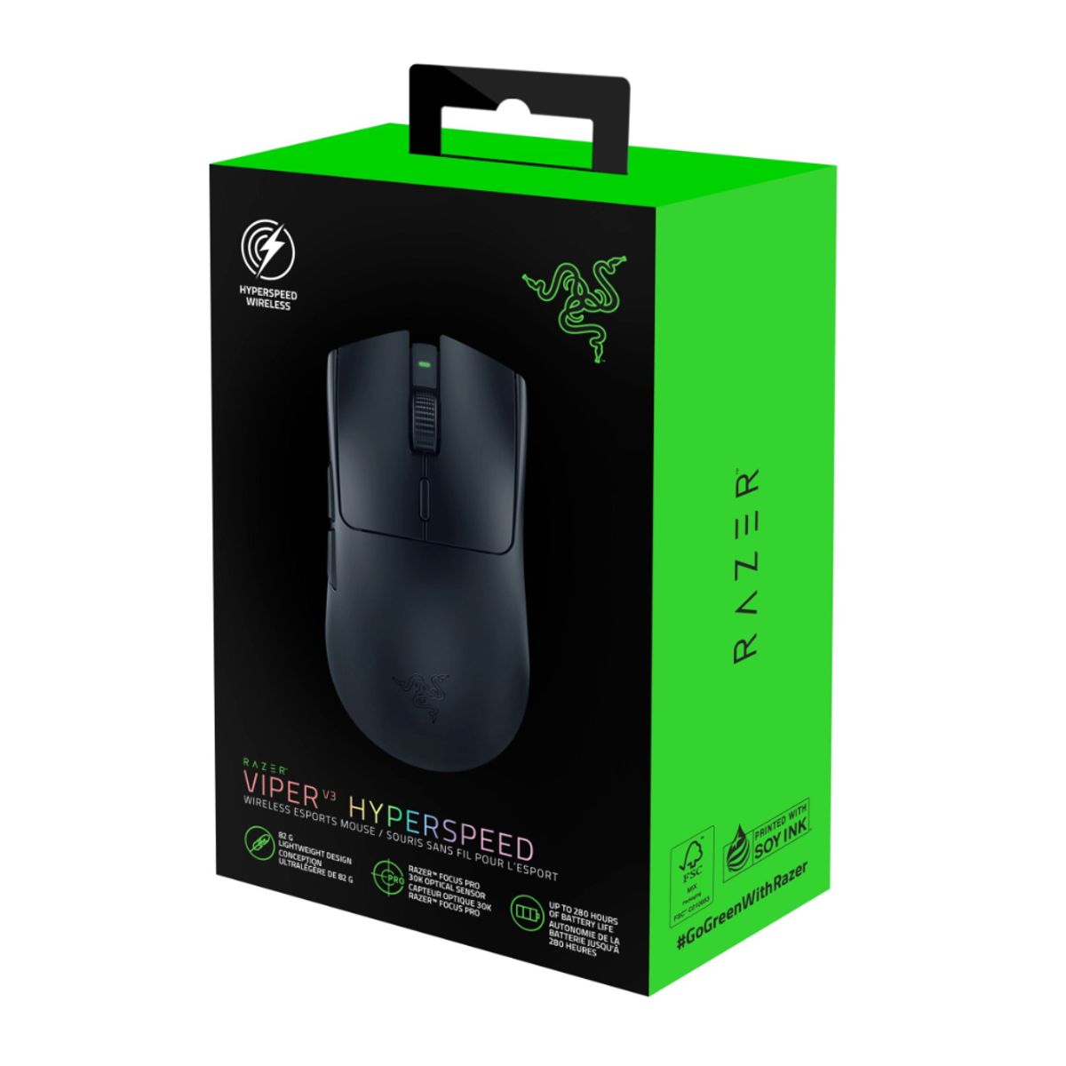 RAZER - Mouse Razer Viper V3 Hyperspeed 30k Dpi 280h Inalambrico Color Negro