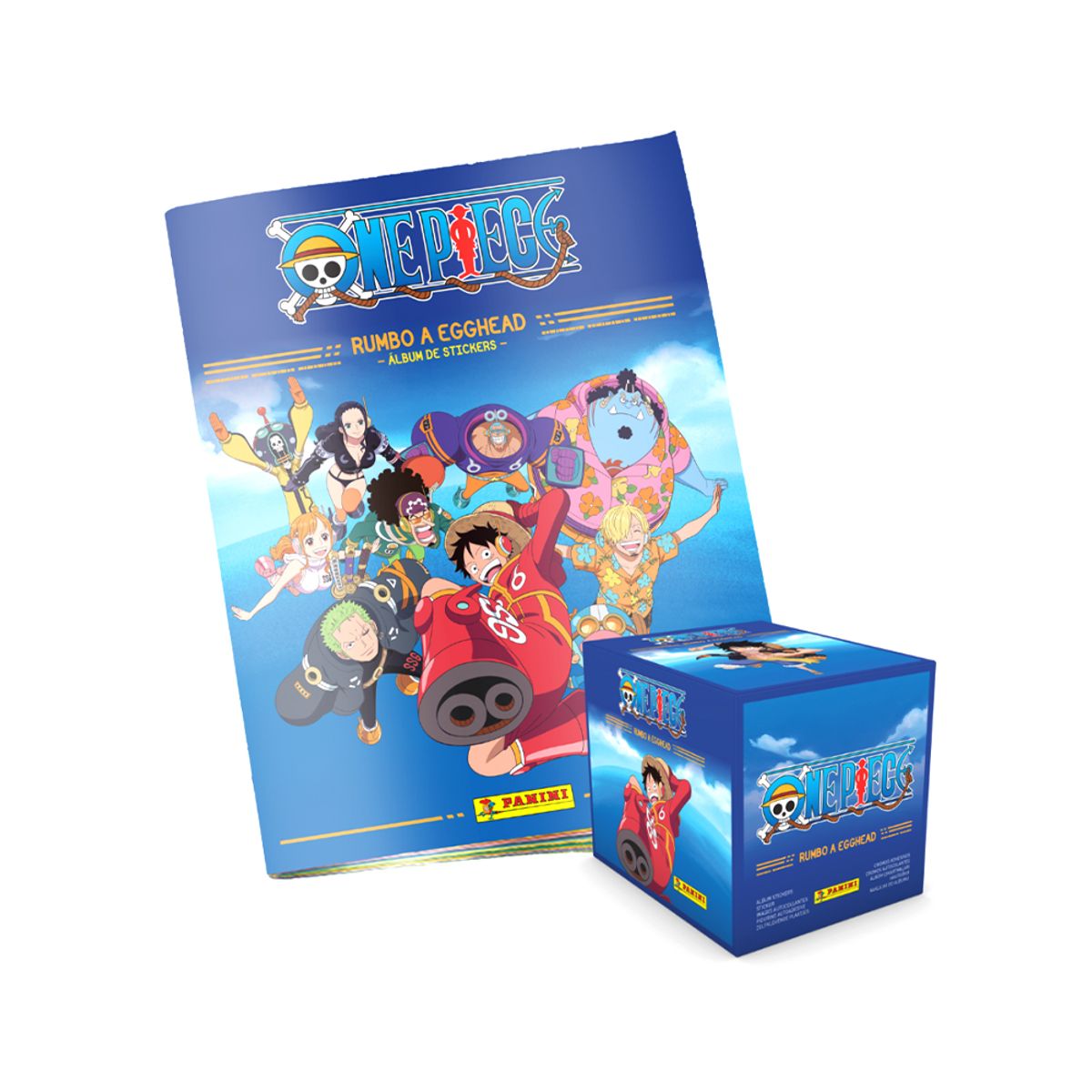 PANINI - ALBUM ONE PIECE ALBUM TAPA BLANDA + PAQUETONES 50 SOBRES