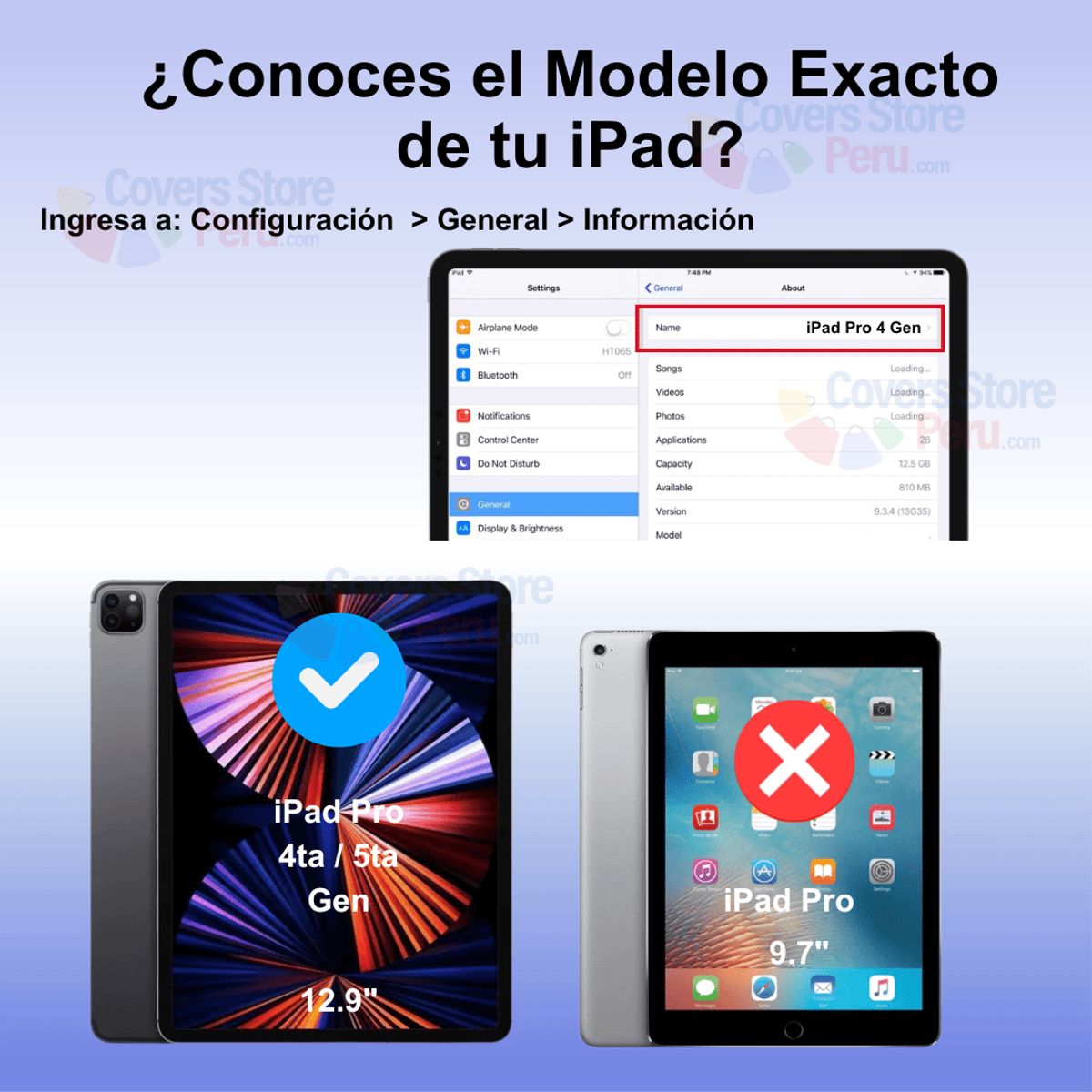 GENERICO - Mica for iPad Pro 5ta Gen 129 de Cerámica Matte Antiespia