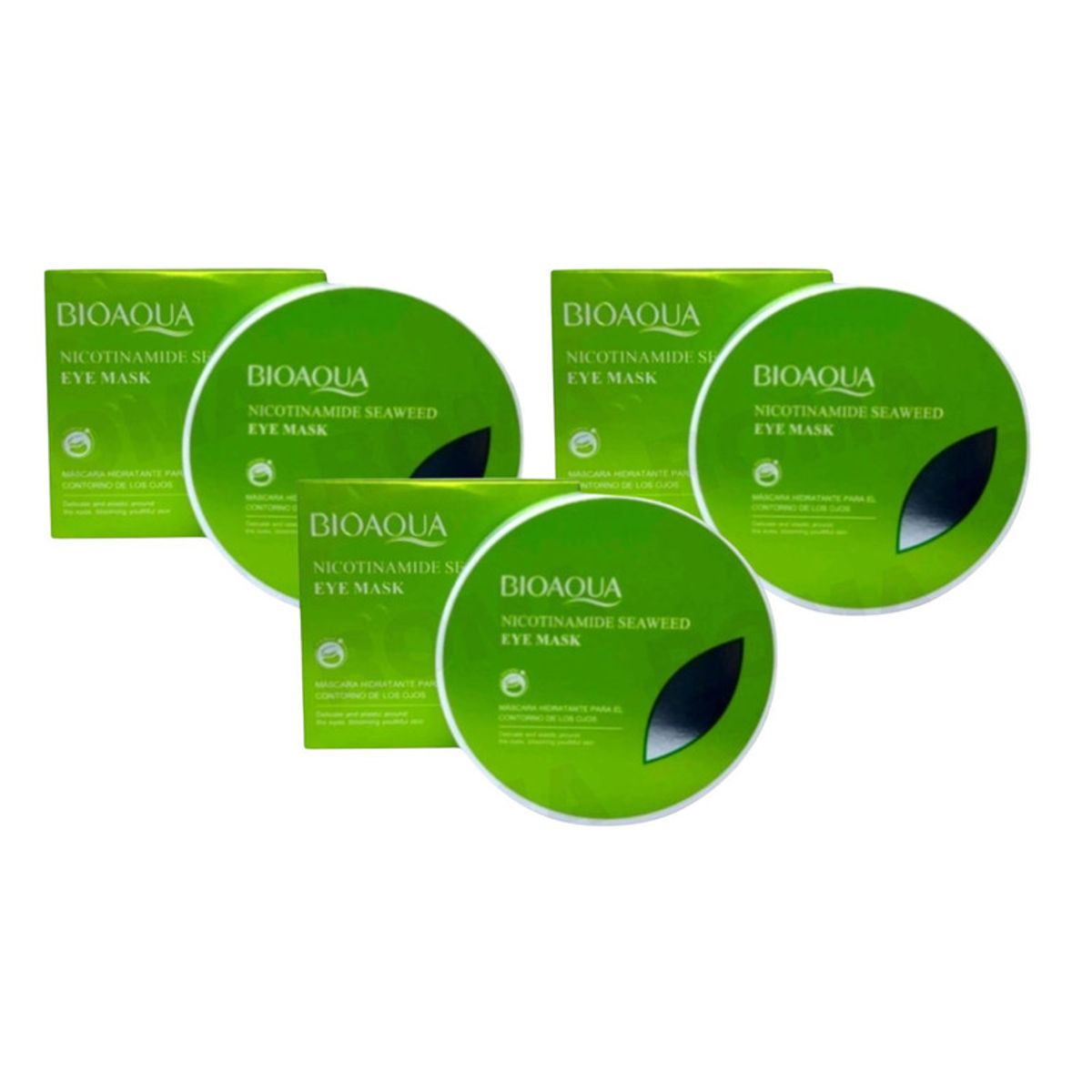 BIOAQUA - PACK 3 MASCARILLA PARA OJERAS EN GEL  NICOTINAMIDA 80G BIOAQUA
