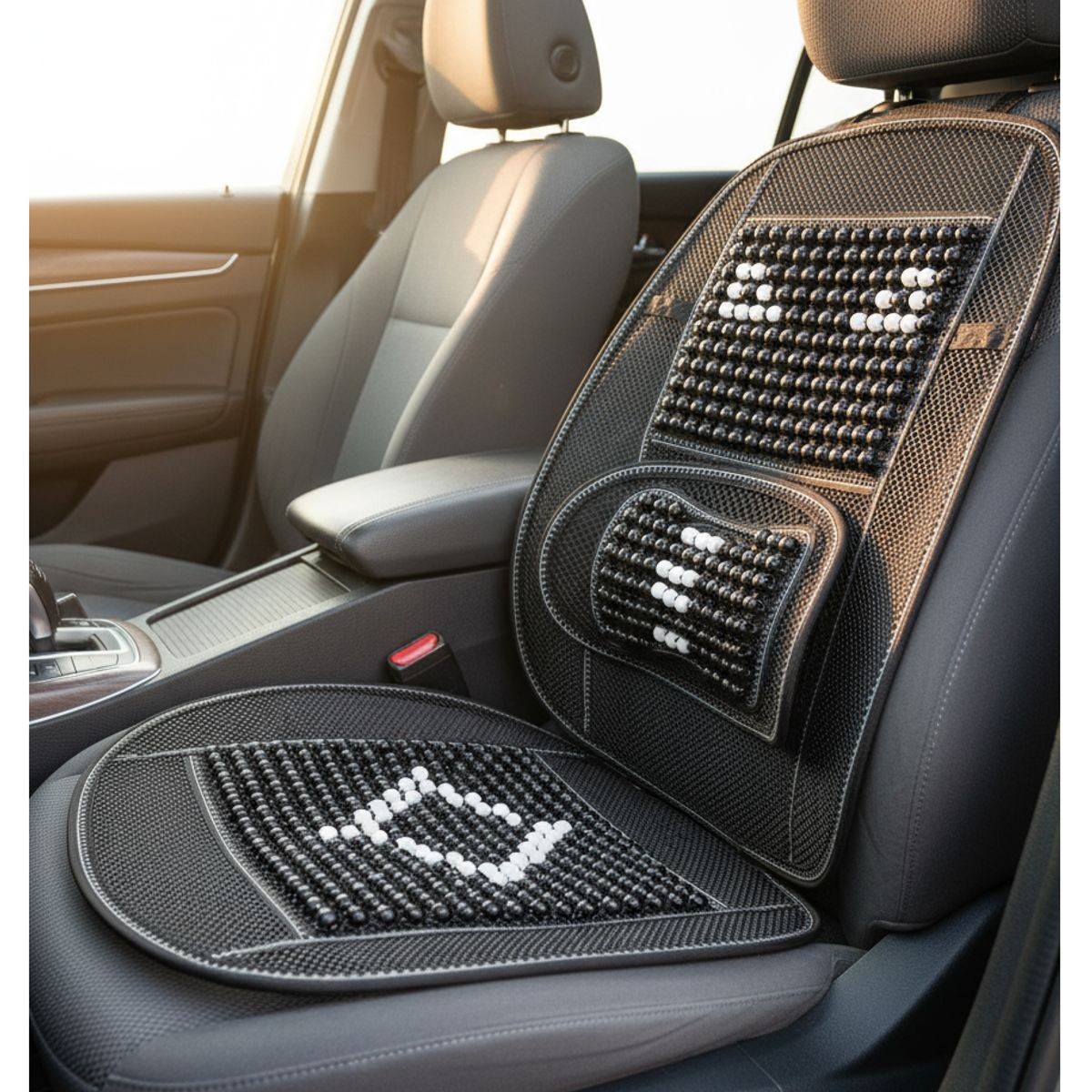 JET - Cojin Respaldar  Asiento De Masaje Antestres  Auto oficina Hogar