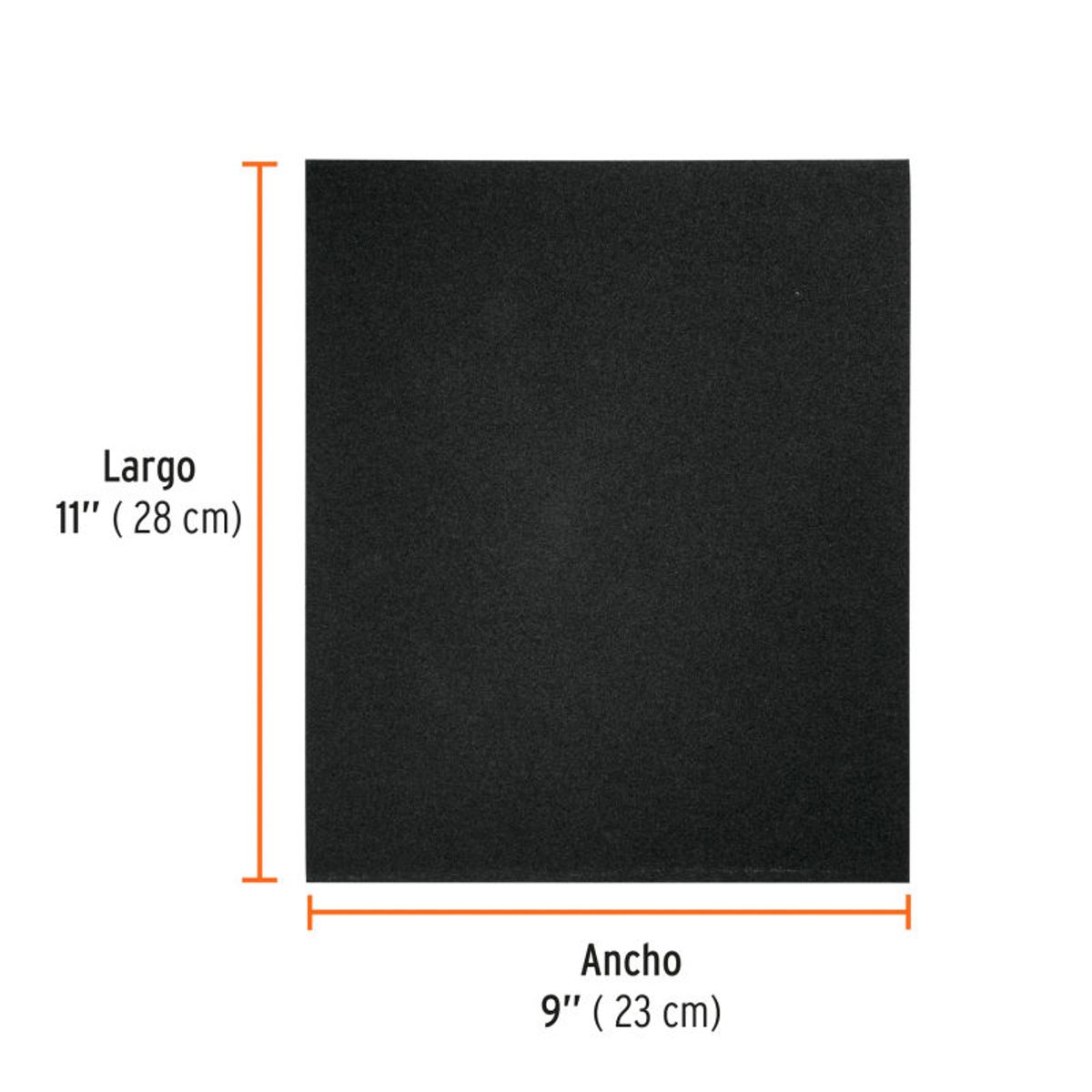 TRUPER - Lija de esmeril negra grano 120 de óxido de aluminio Truper - 11603