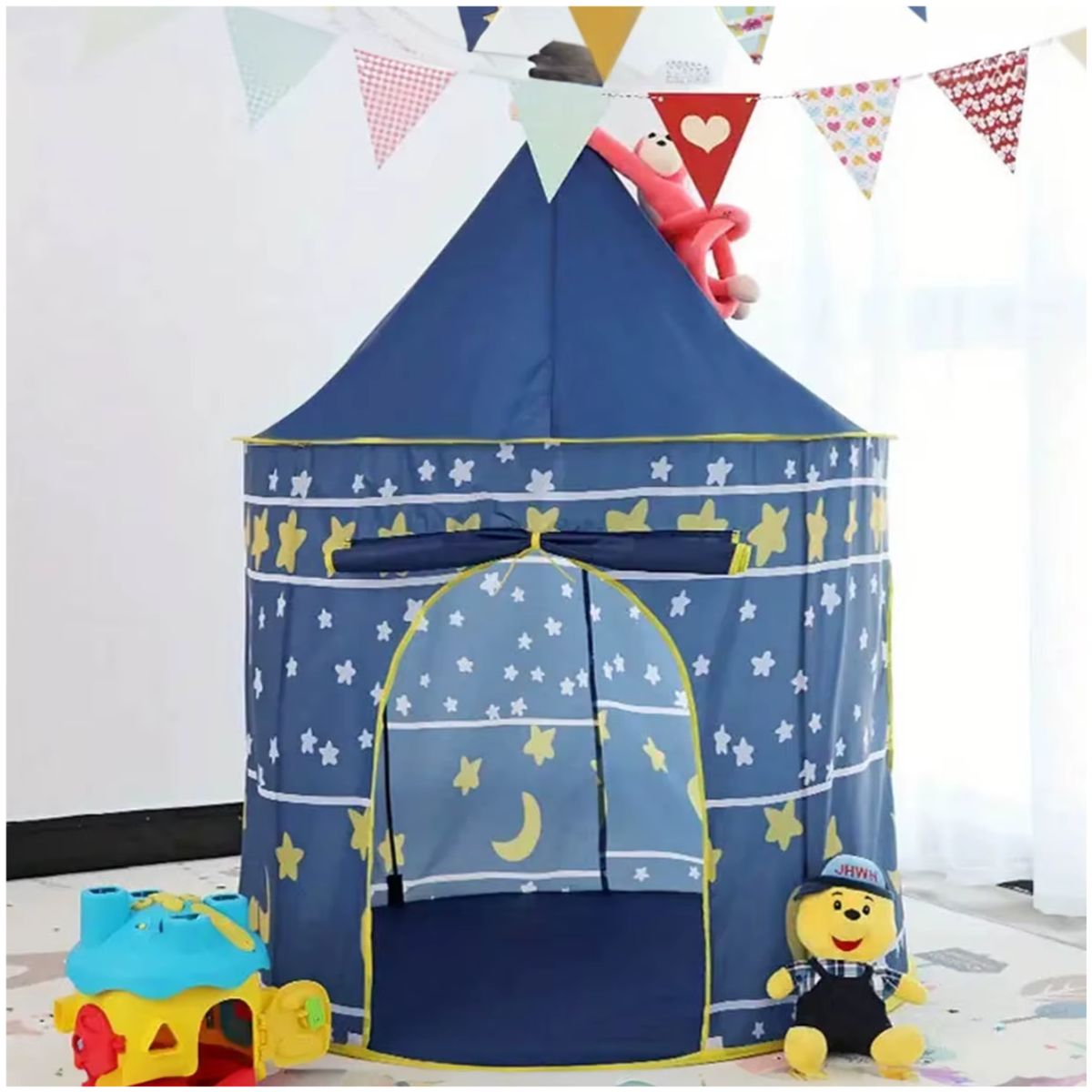INSPIRA MARKET - Carpa Castillo Tienda de Juegos Plegable Portátil Niño