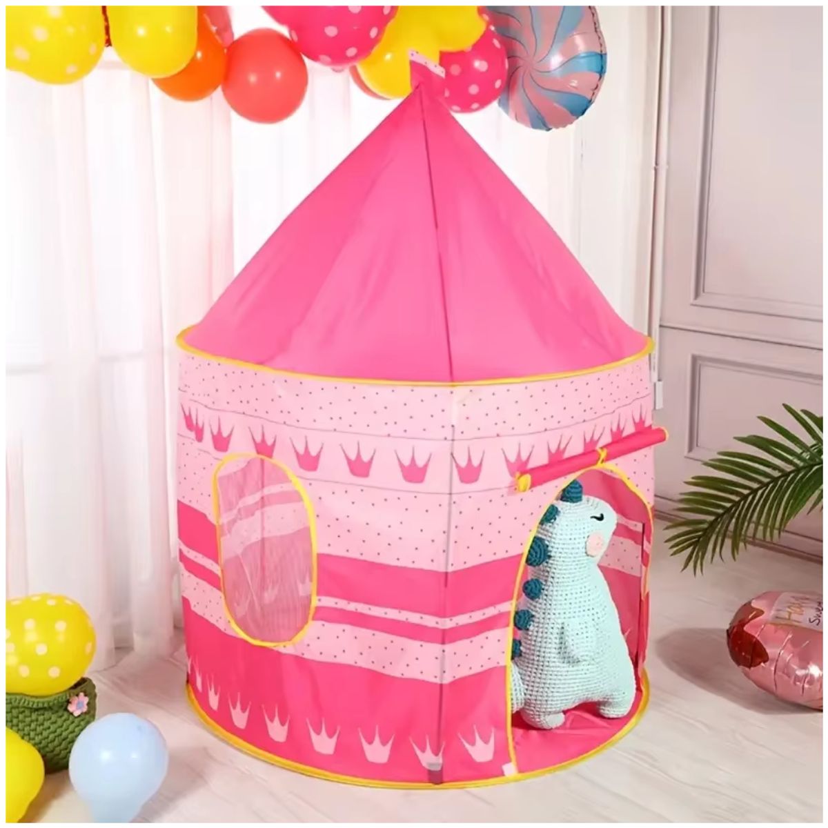 INSPIRA MARKET - Carpa Castillo Tienda de Juegos Plegable Portátil Niña